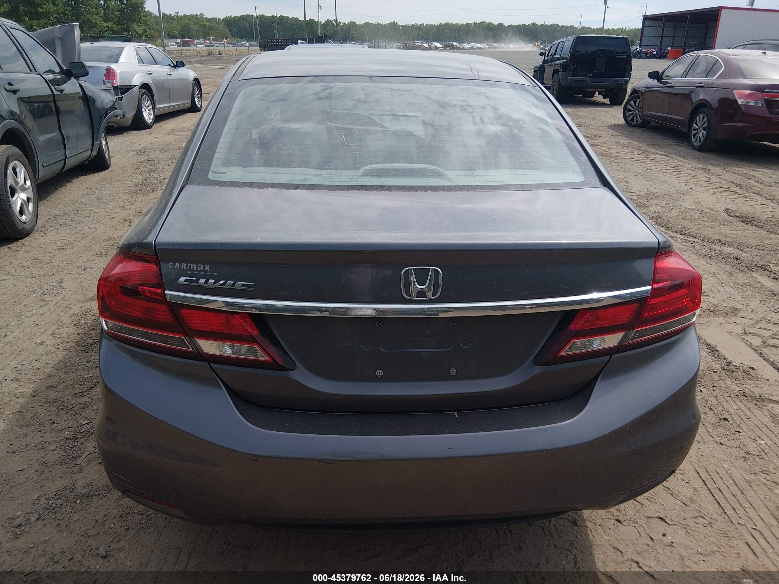 2015 Honda Civic Ex Gray vin: 19XFB2F86FE223026