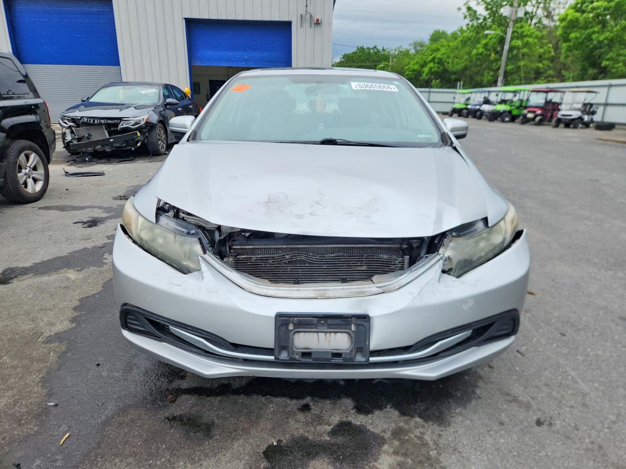 2015 Honda Civic Ex Silver vin: 19XFB2F86FE241137
