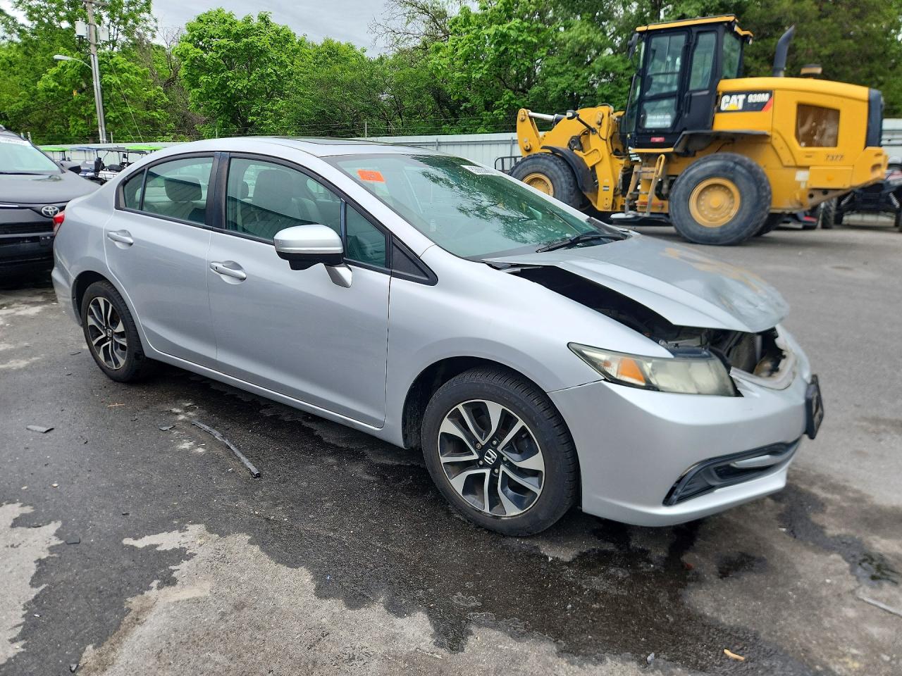 2015 Honda Civic Ex Silver vin: 19XFB2F86FE241137