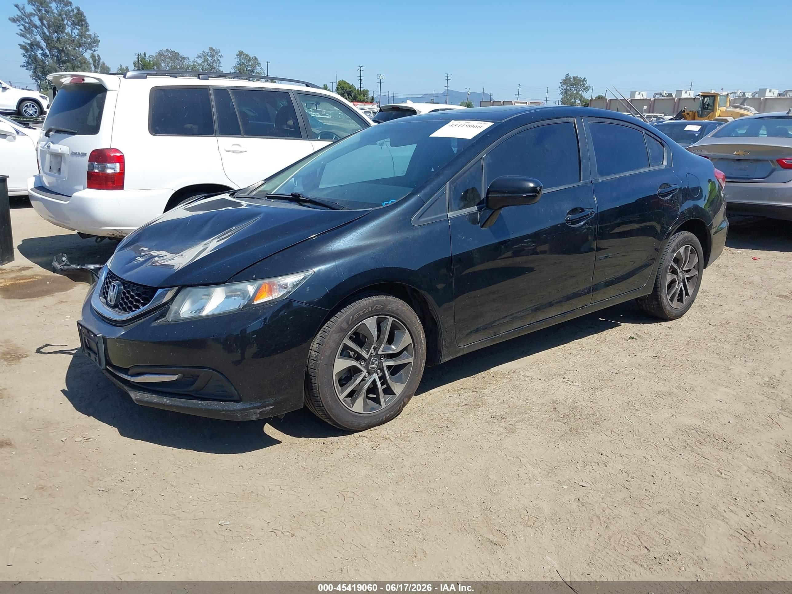 2015 Honda Civic Ex Black vin: 19XFB2F86FE247648