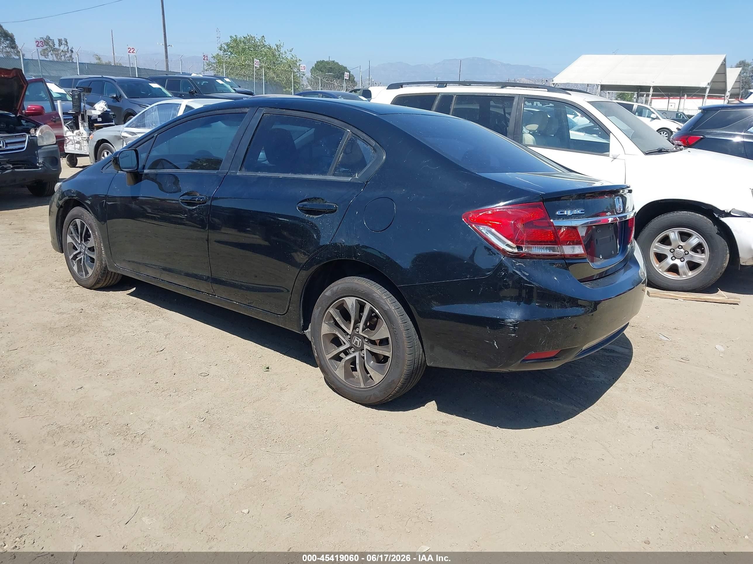 2015 Honda Civic Ex Black vin: 19XFB2F86FE247648