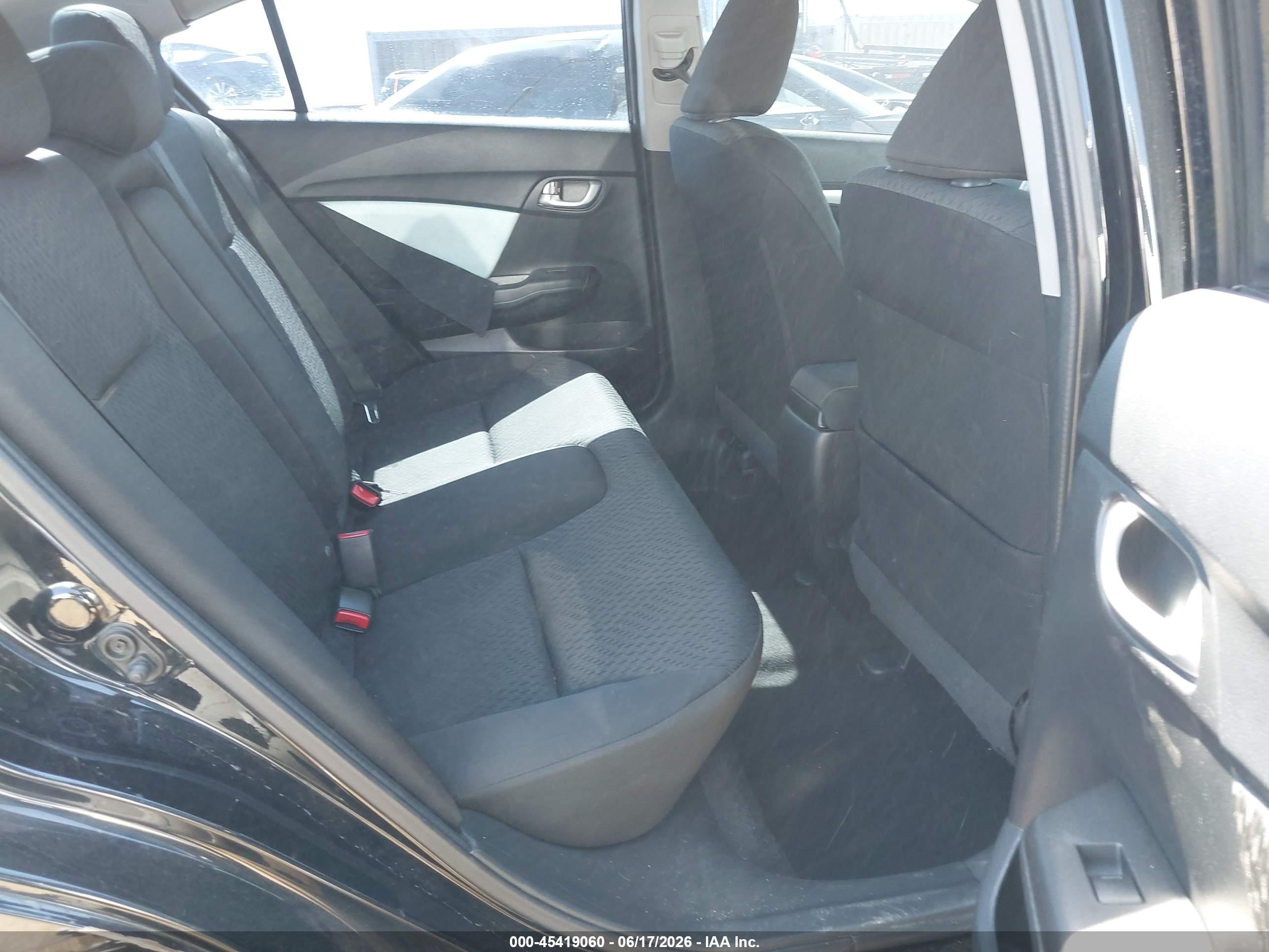 2015 Honda Civic Ex Black vin: 19XFB2F86FE247648