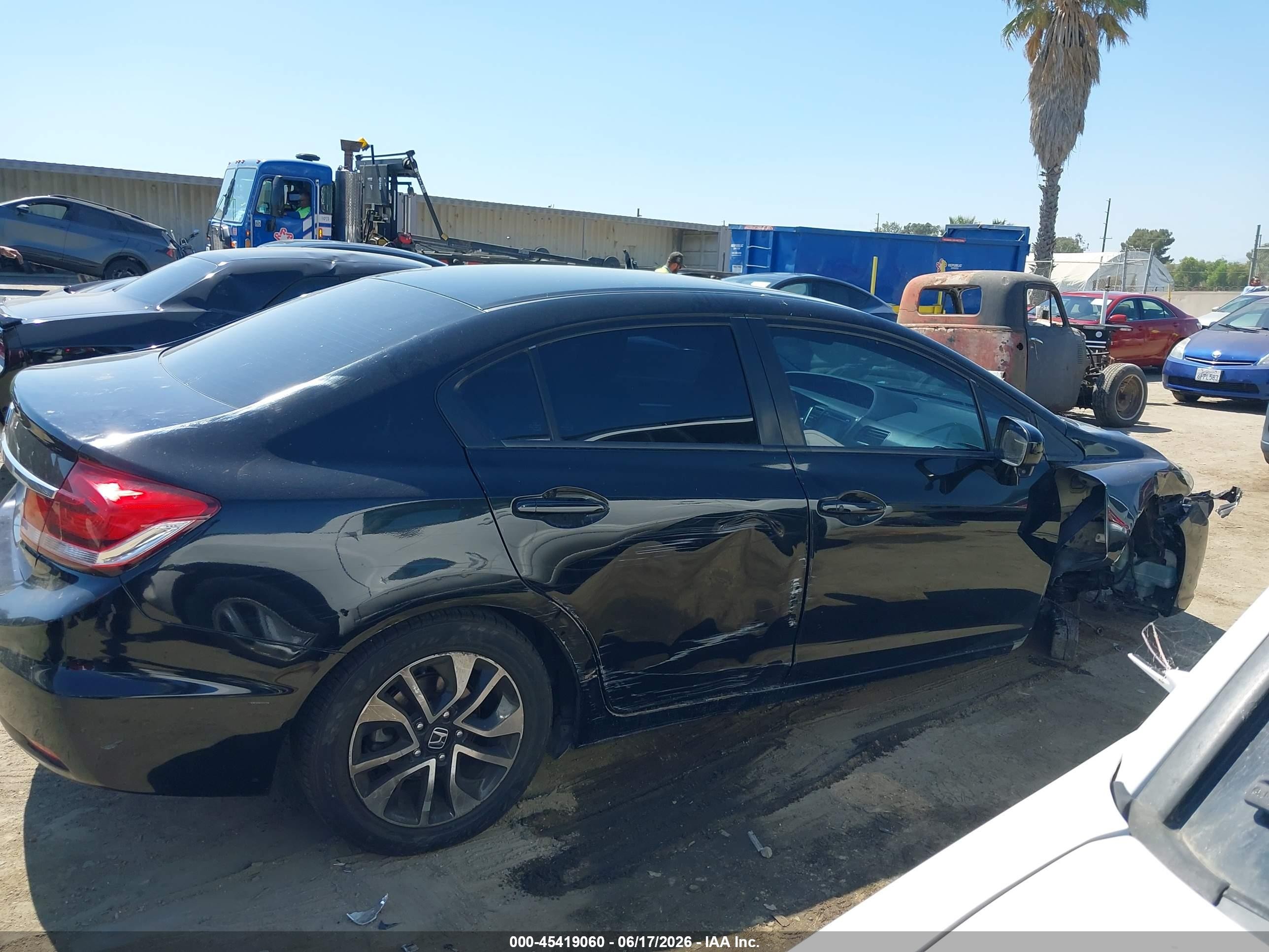 2015 Honda Civic Ex Black vin: 19XFB2F86FE247648