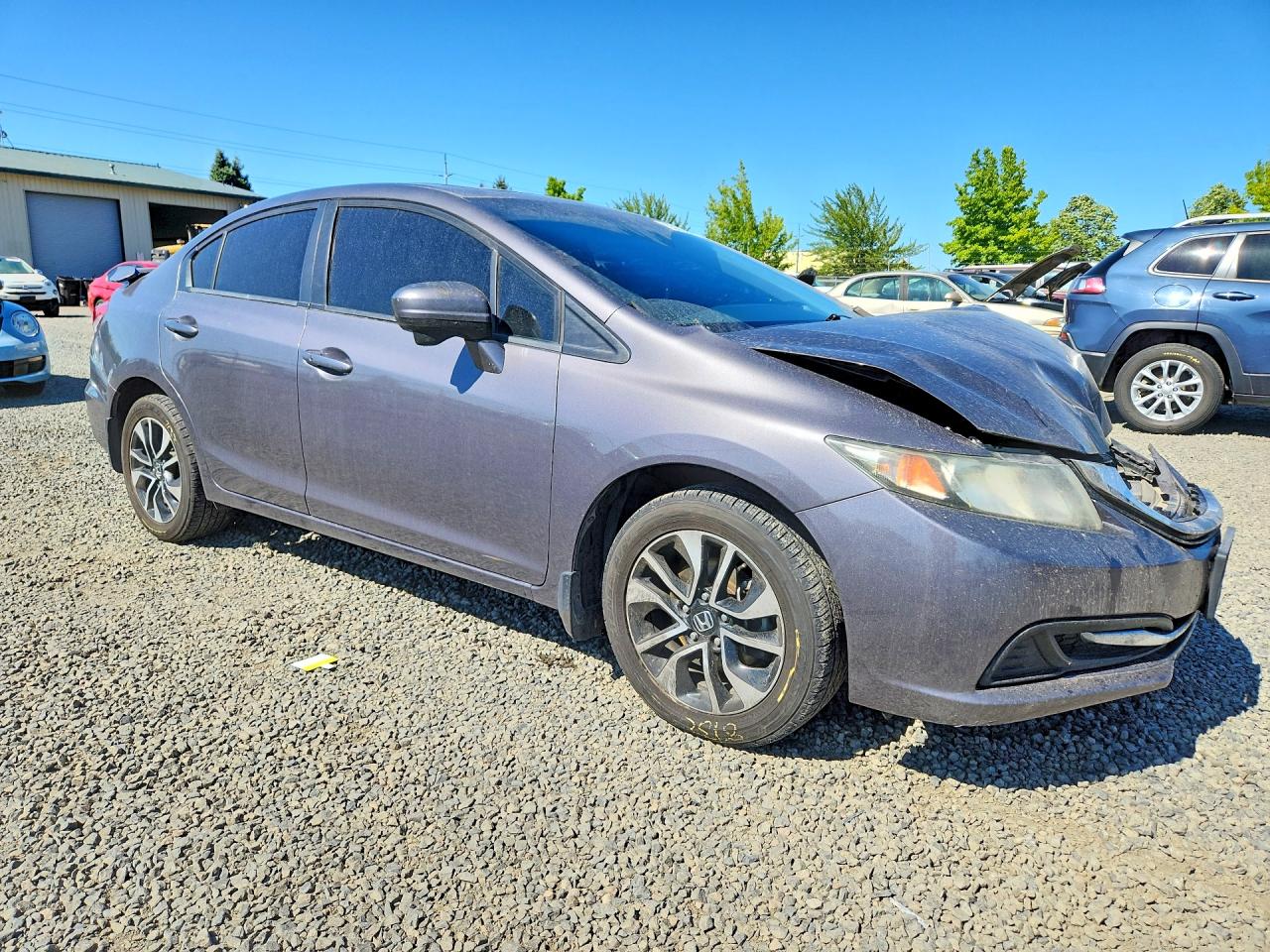 2015 Honda Civic Ex Charcoal vin: 19XFB2F86FE252431