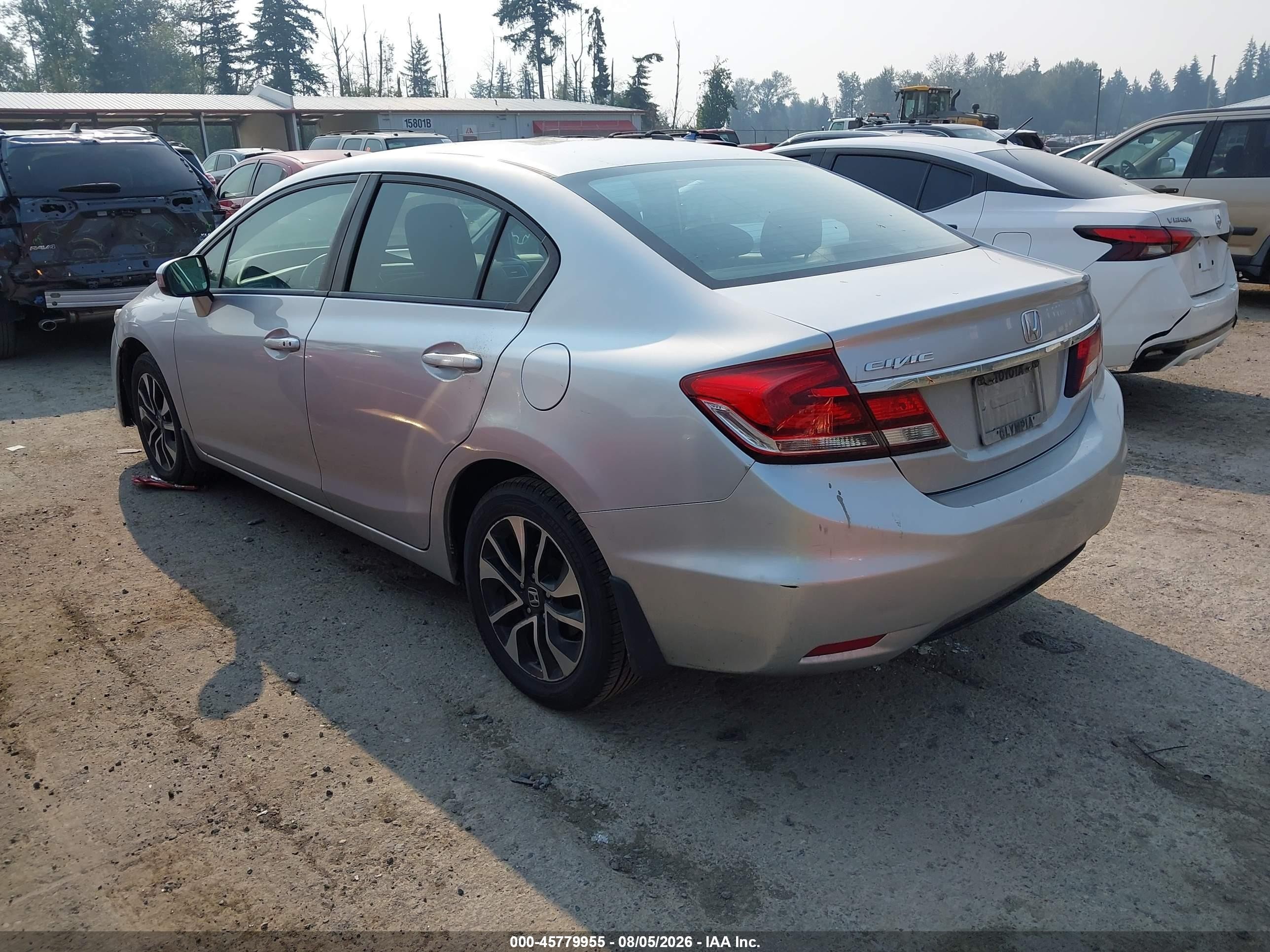 2015 Honda Civic Ex Silver vin: 19XFB2F86FE275286