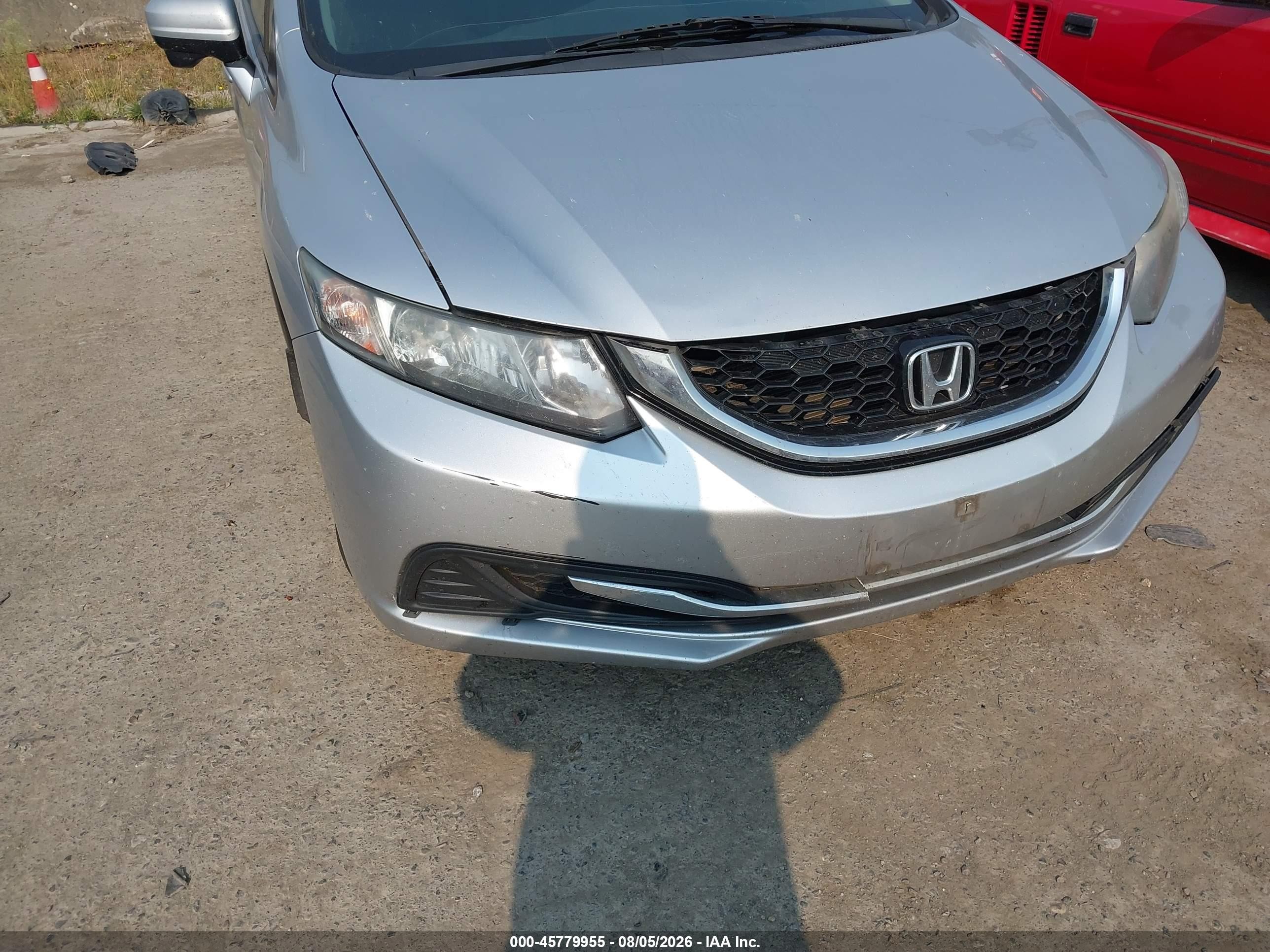 2015 Honda Civic Ex Silver vin: 19XFB2F86FE275286