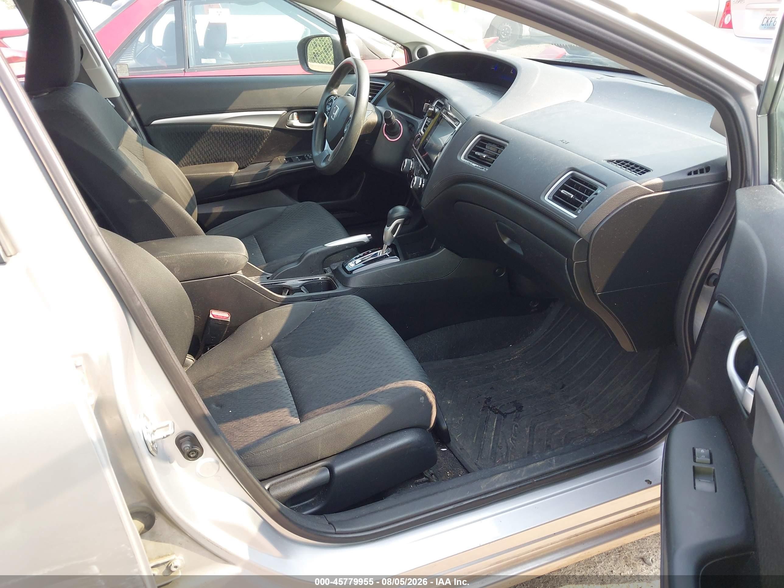 2015 Honda Civic Ex Silver vin: 19XFB2F86FE275286