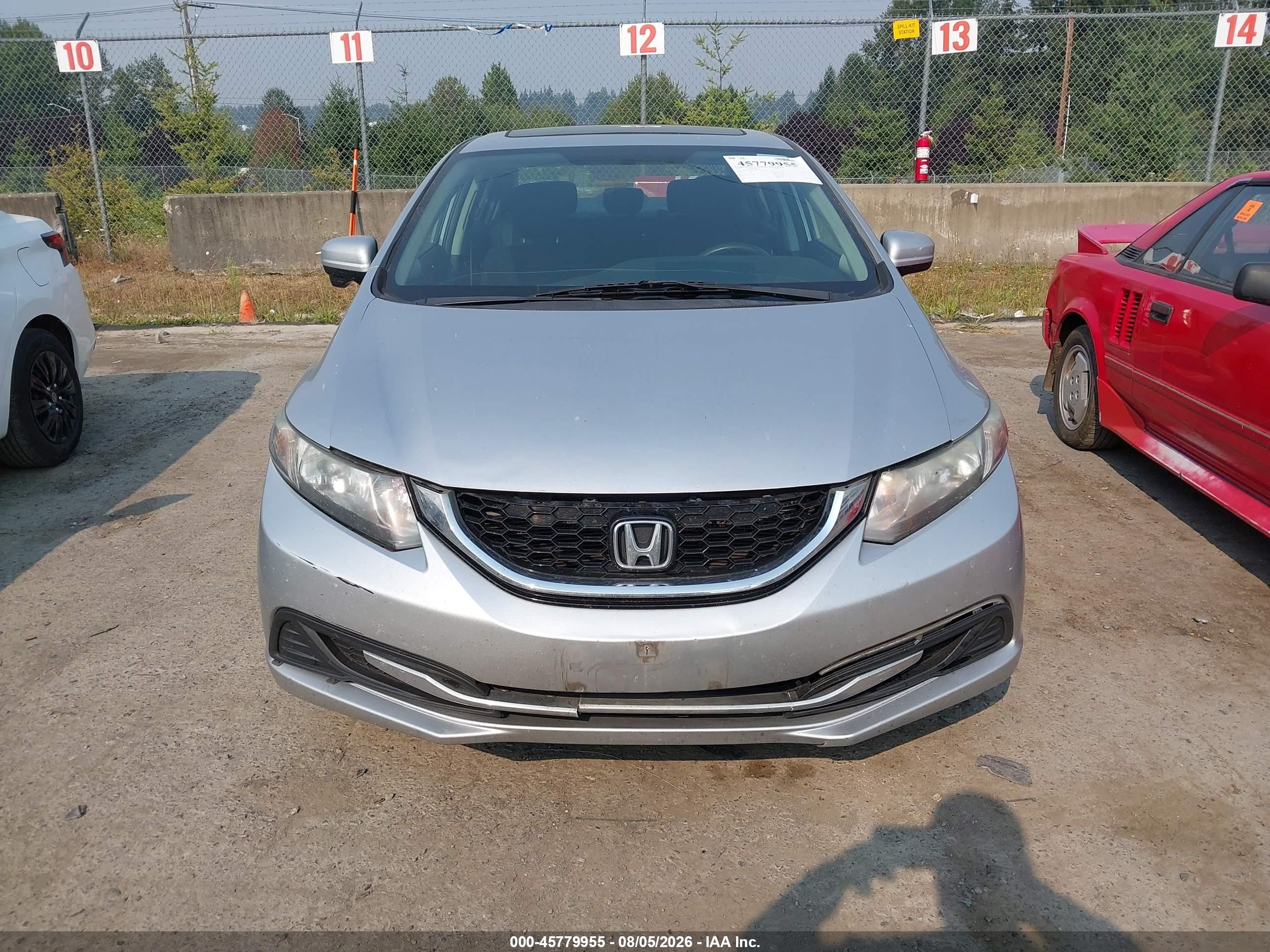 2015 Honda Civic Ex Silver vin: 19XFB2F86FE275286