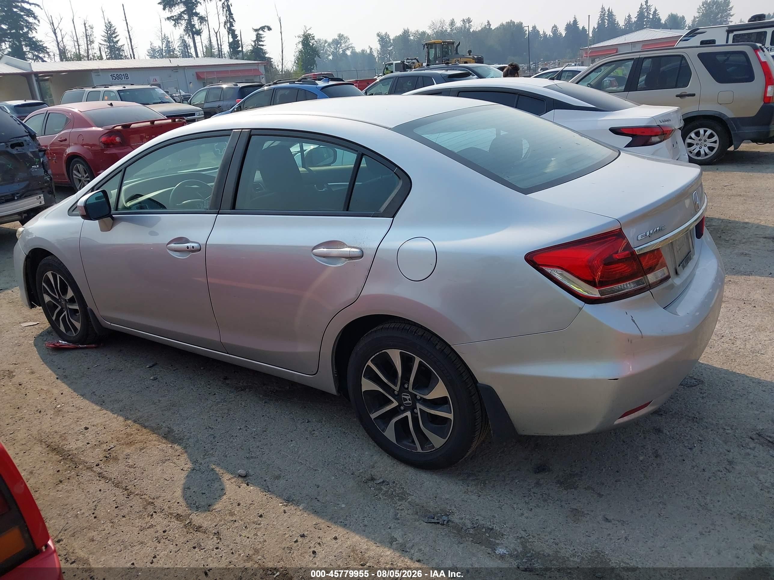 2015 Honda Civic Ex Silver vin: 19XFB2F86FE275286