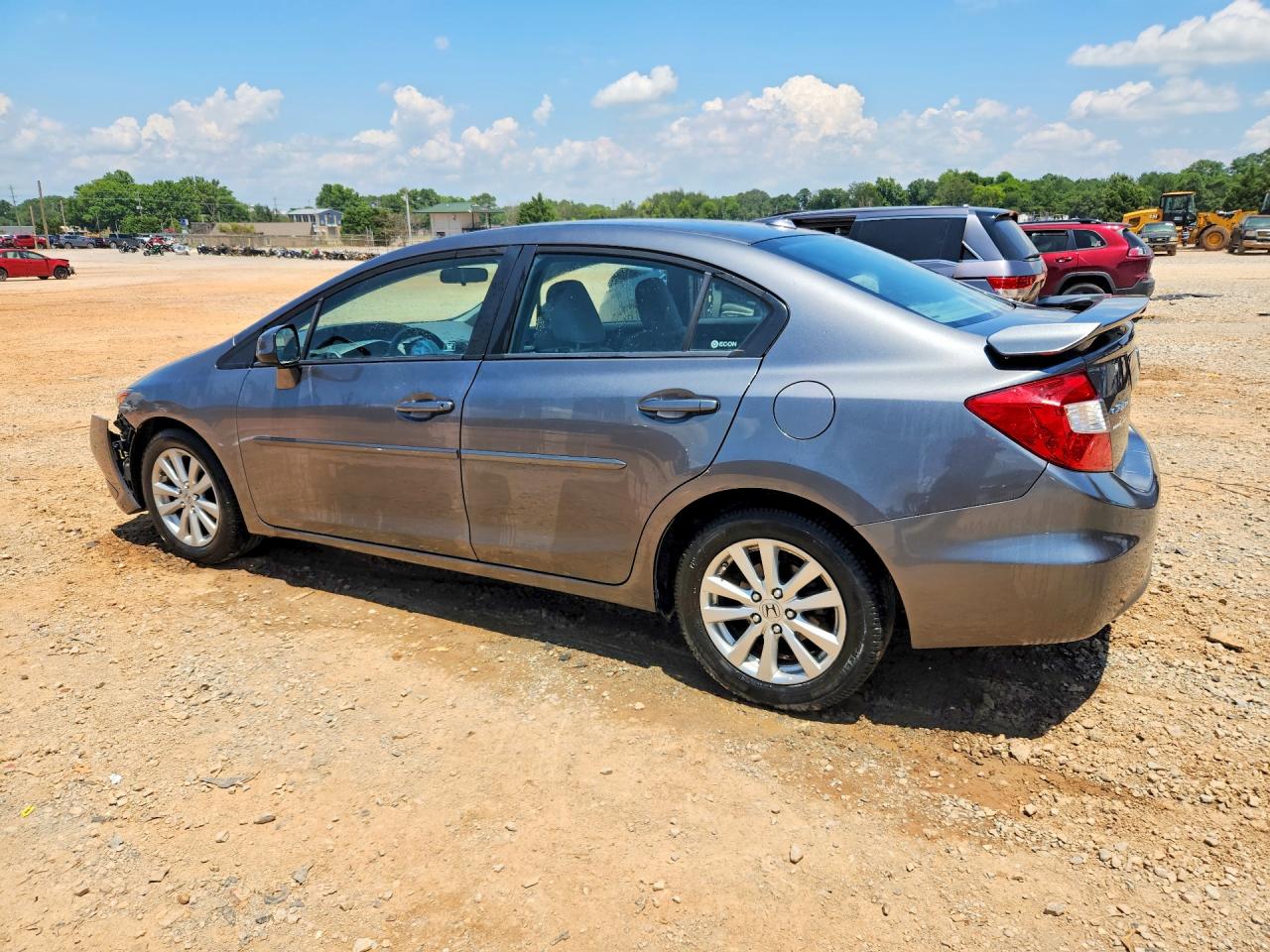 2012 Honda Civic Ex Gray vin: 19XFB2F87CE008248