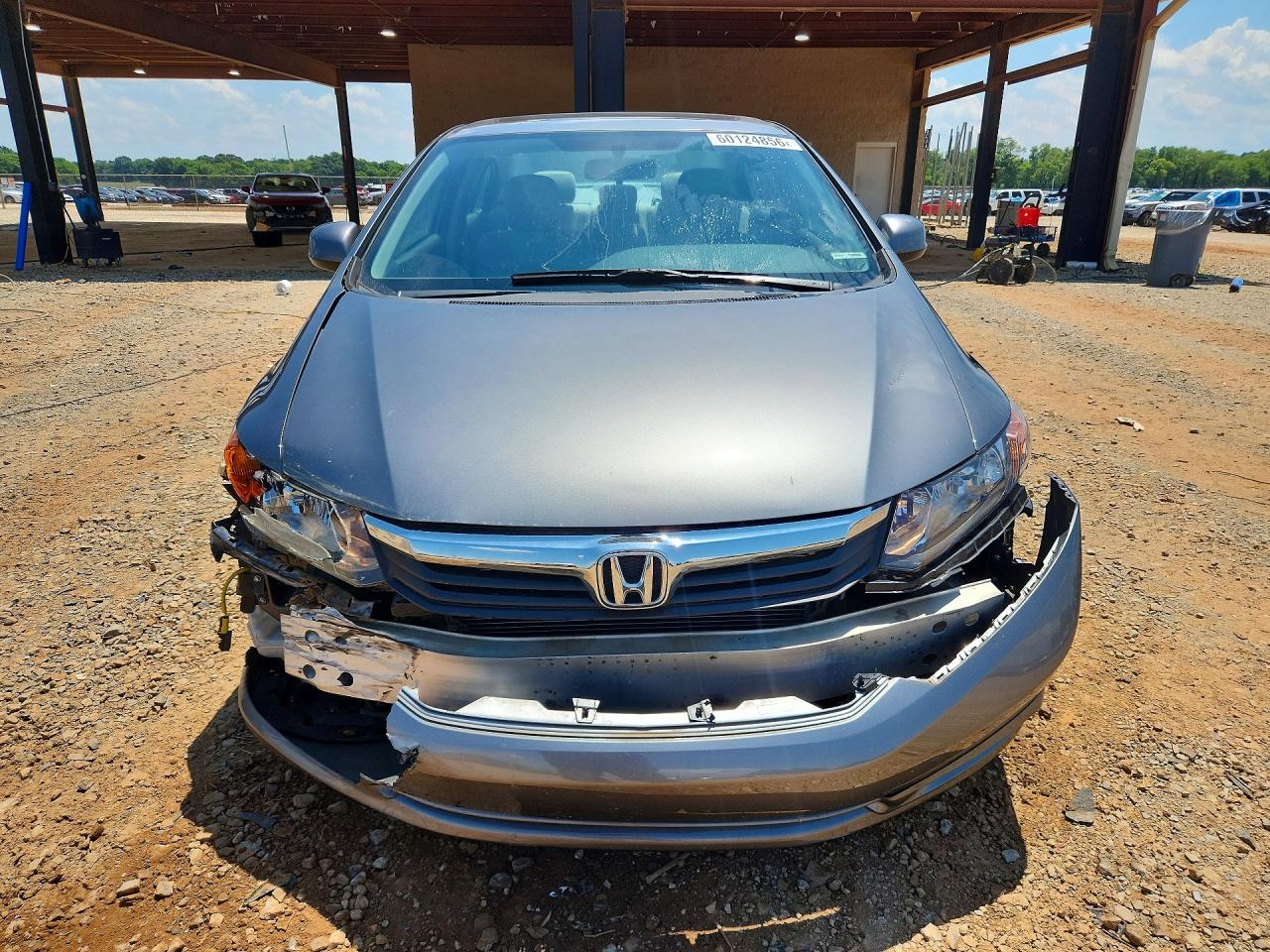 2012 Honda Civic Ex Gray vin: 19XFB2F87CE008248
