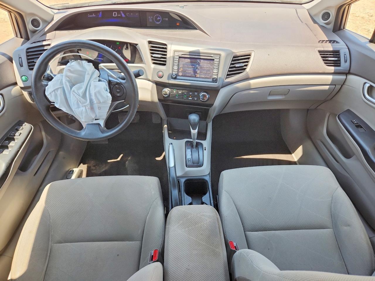 2012 Honda Civic Ex Gray vin: 19XFB2F87CE008248