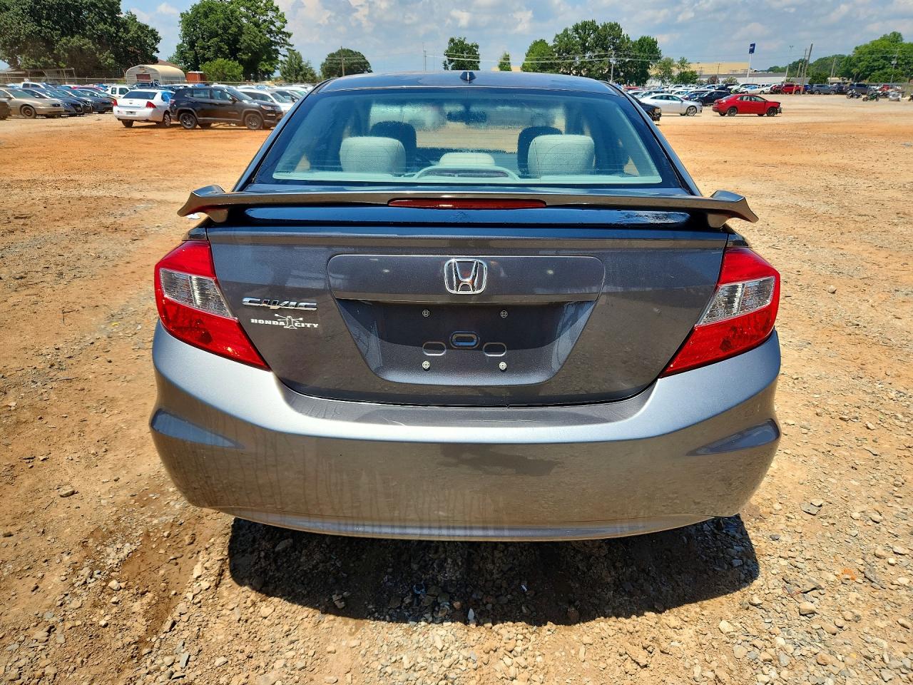 2012 Honda Civic Ex Gray vin: 19XFB2F87CE008248
