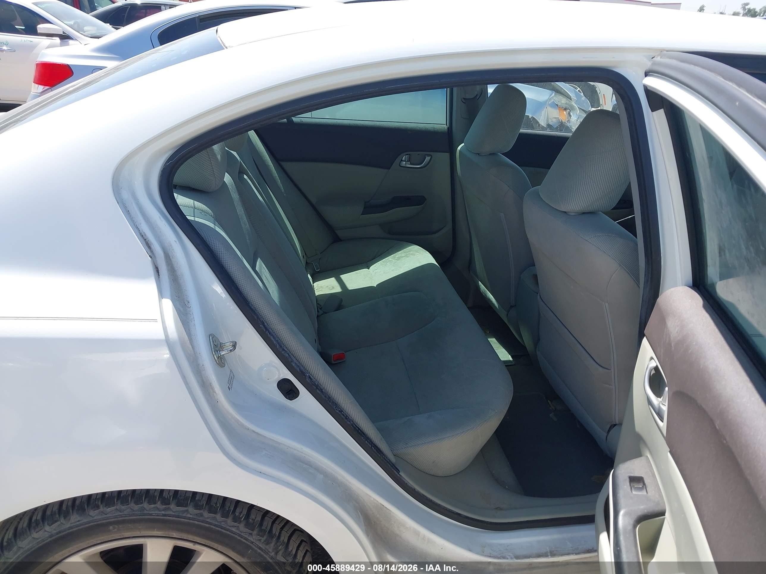 2012 Honda Civic Ex White vin: 19XFB2F87CE009674