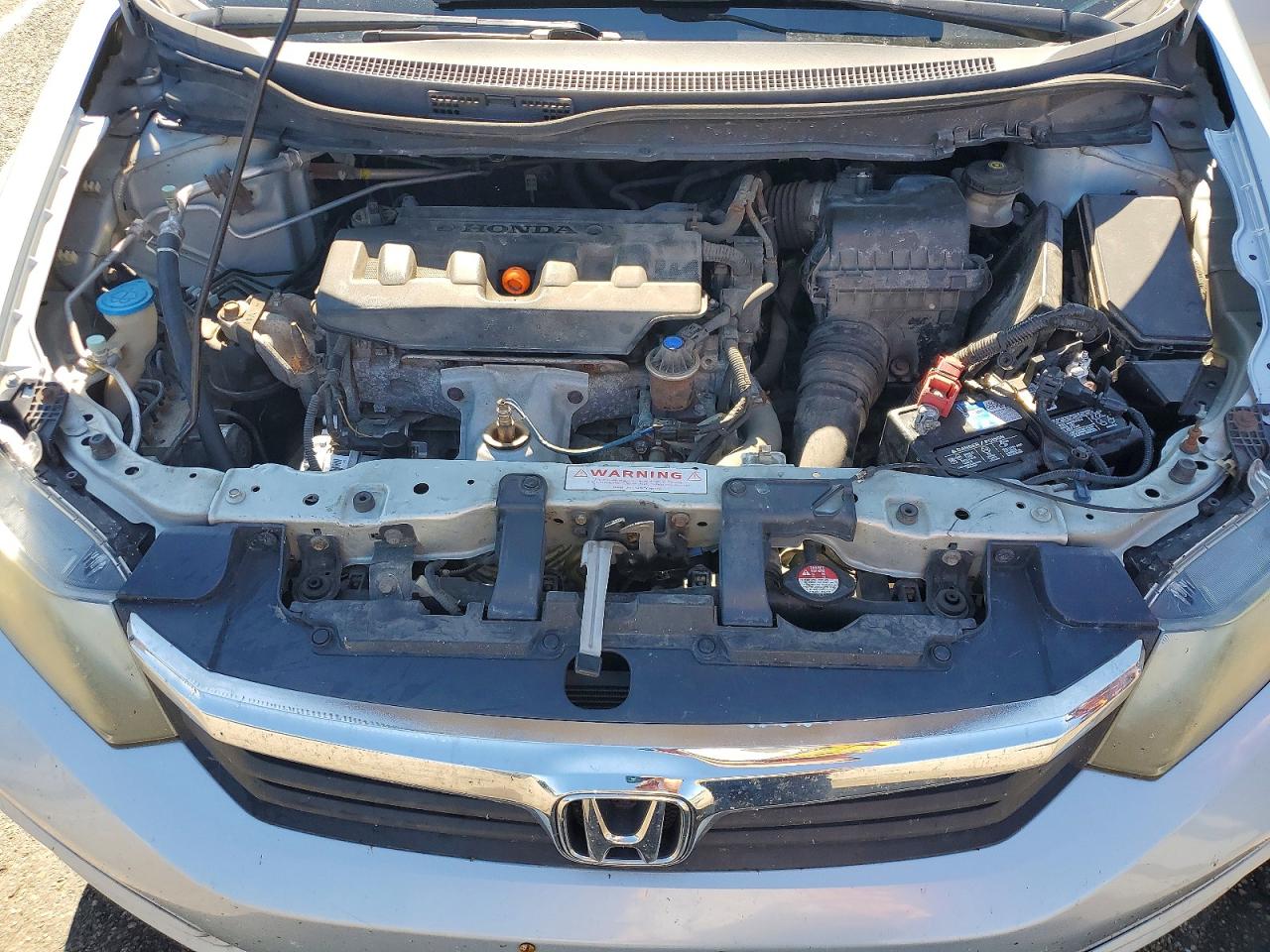 2012 Honda Civic Ex Silver vin: 19XFB2F87CE011859