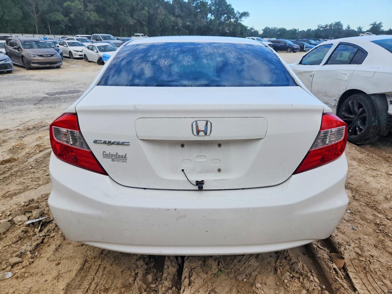 2012 Honda Civic Ex White vin: 19XFB2F87CE045820