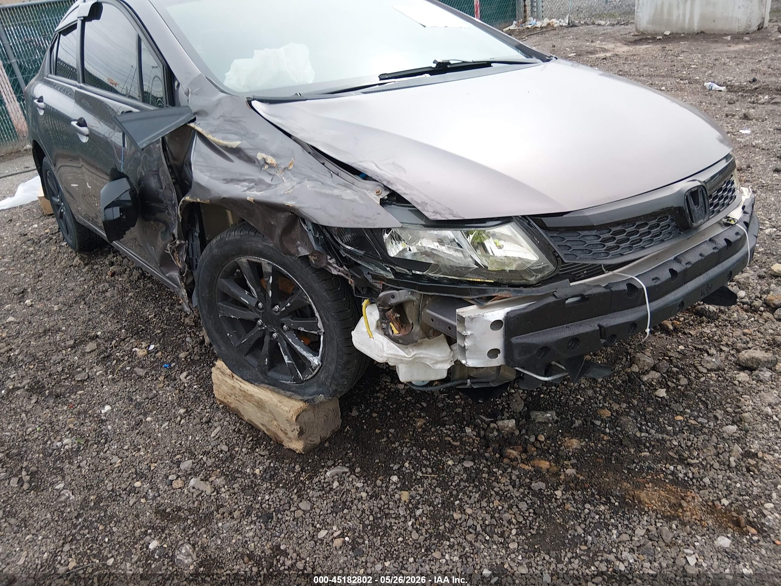 2012 Honda Civic Ex Gray vin: 19XFB2F87CE050452