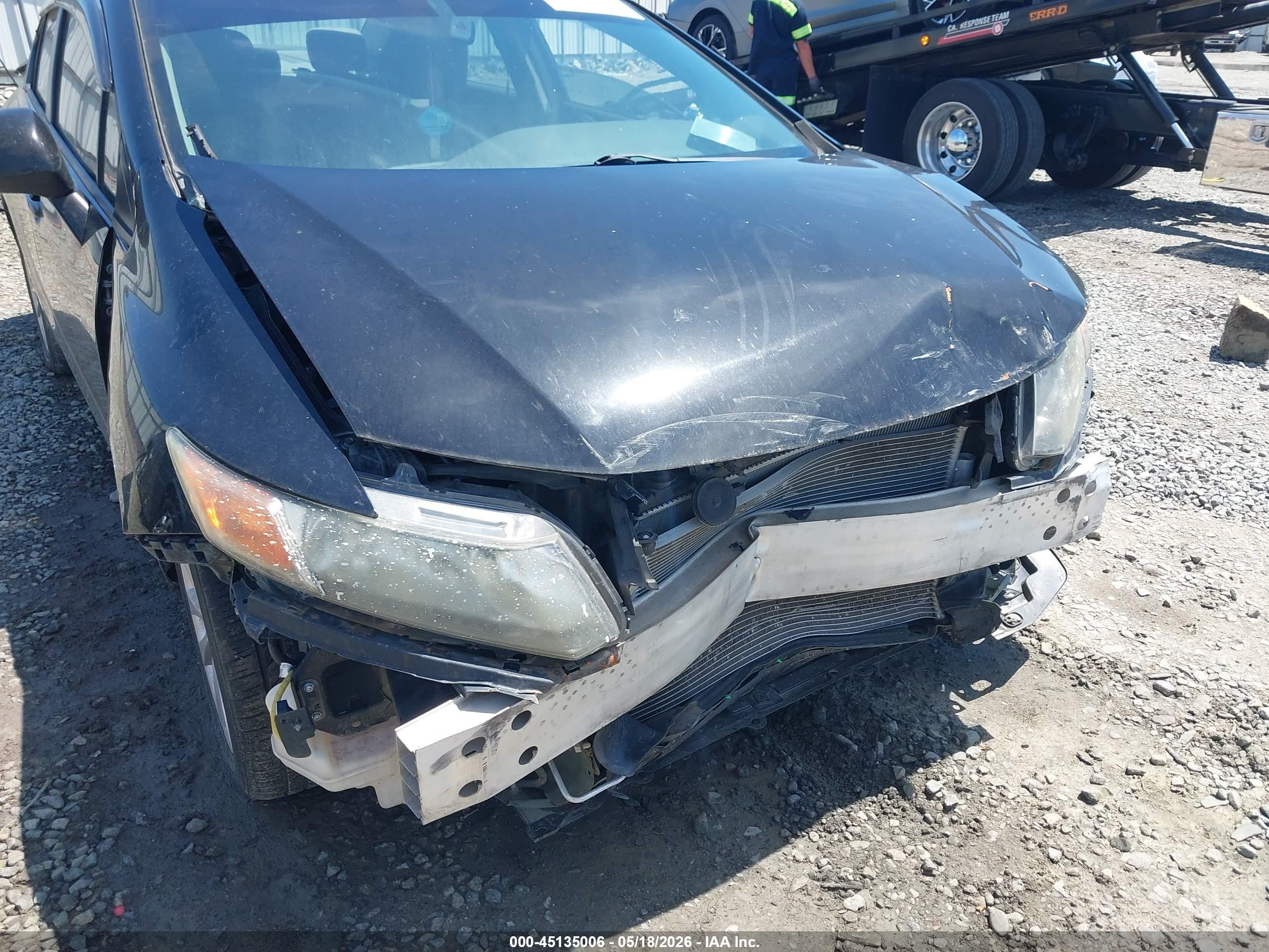 2012 Honda Civic Ex Black vin: 19XFB2F87CE063203