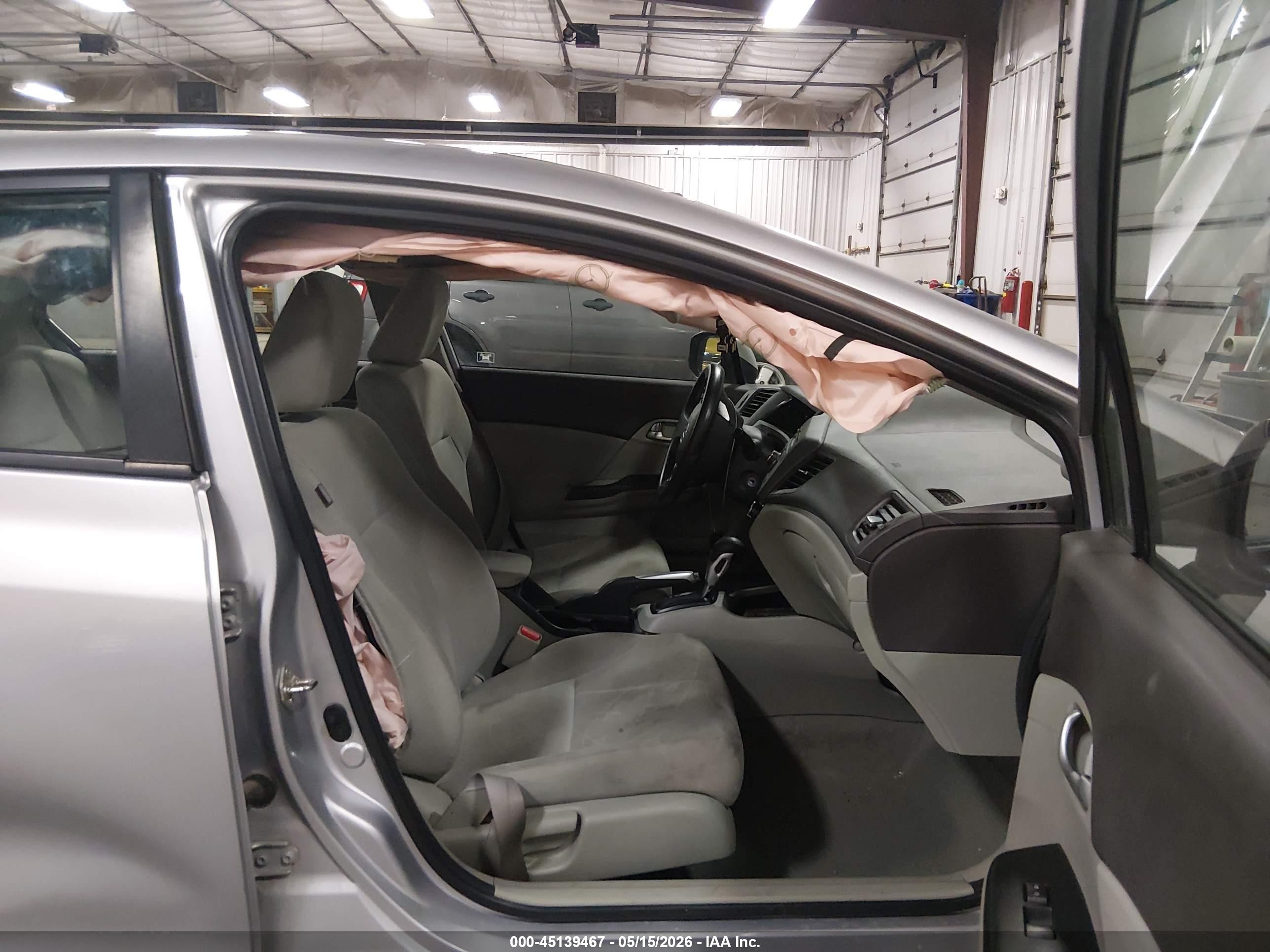 2012 Honda Civic Ex Gray vin: 19XFB2F87CE073780