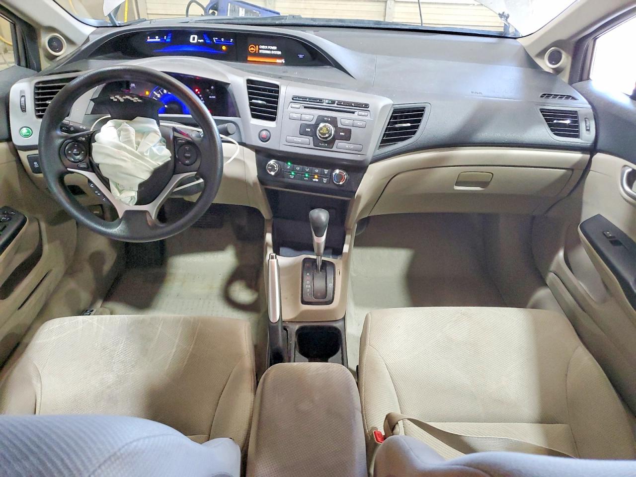 2012 Honda Civic Ex Gray vin: 19XFB2F87CE080518