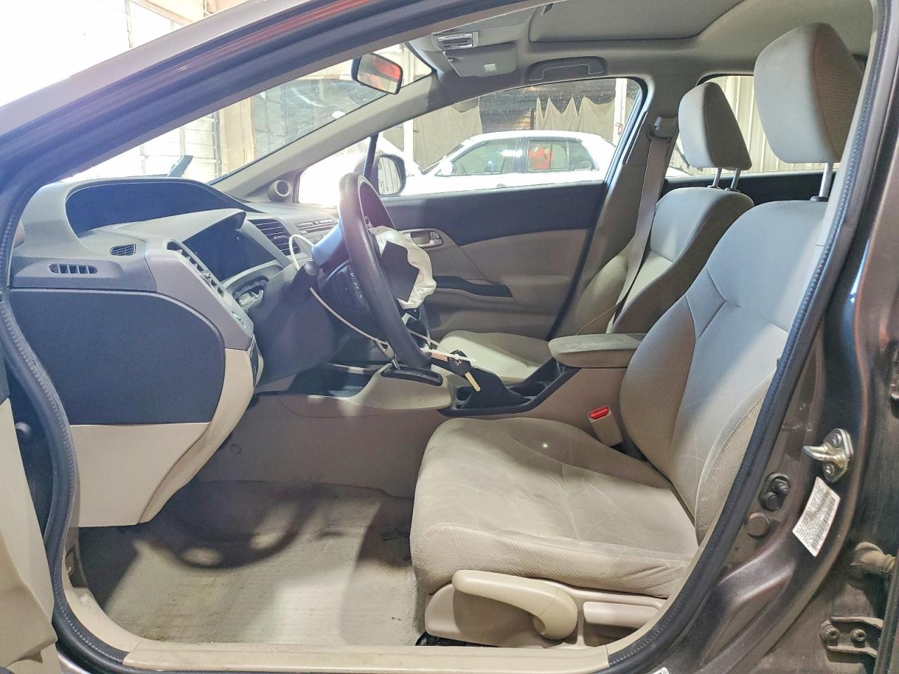 2012 Honda Civic Ex Gray vin: 19XFB2F87CE080518