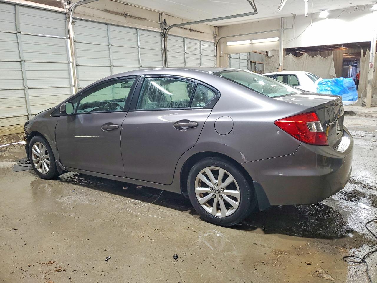 2012 Honda Civic Ex Gray vin: 19XFB2F87CE080518