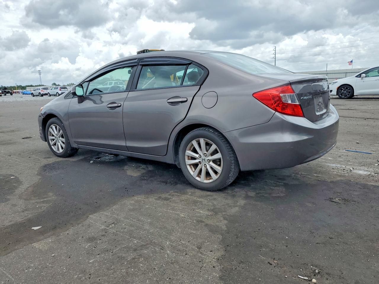 2012 Honda Civic Ex Charcoal vin: 19XFB2F87CE107085