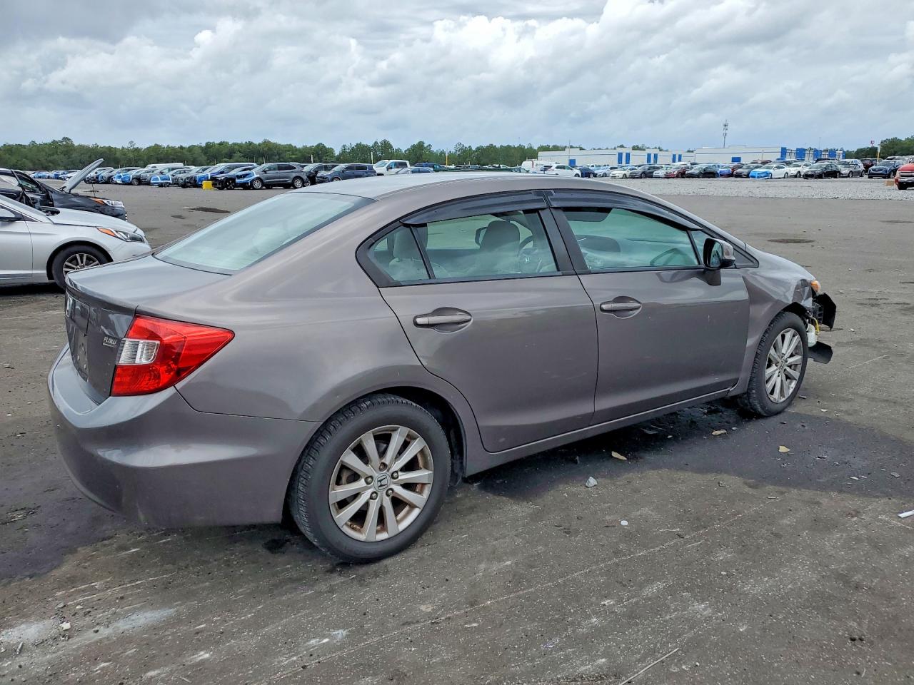 2012 Honda Civic Ex Charcoal vin: 19XFB2F87CE107085