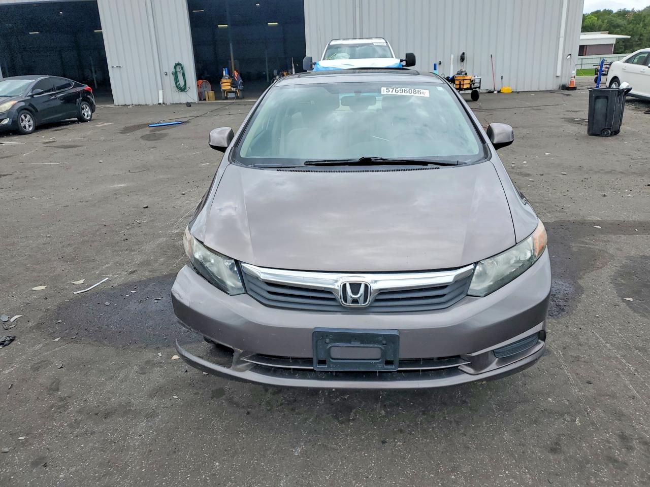 2012 Honda Civic Ex Charcoal vin: 19XFB2F87CE107085