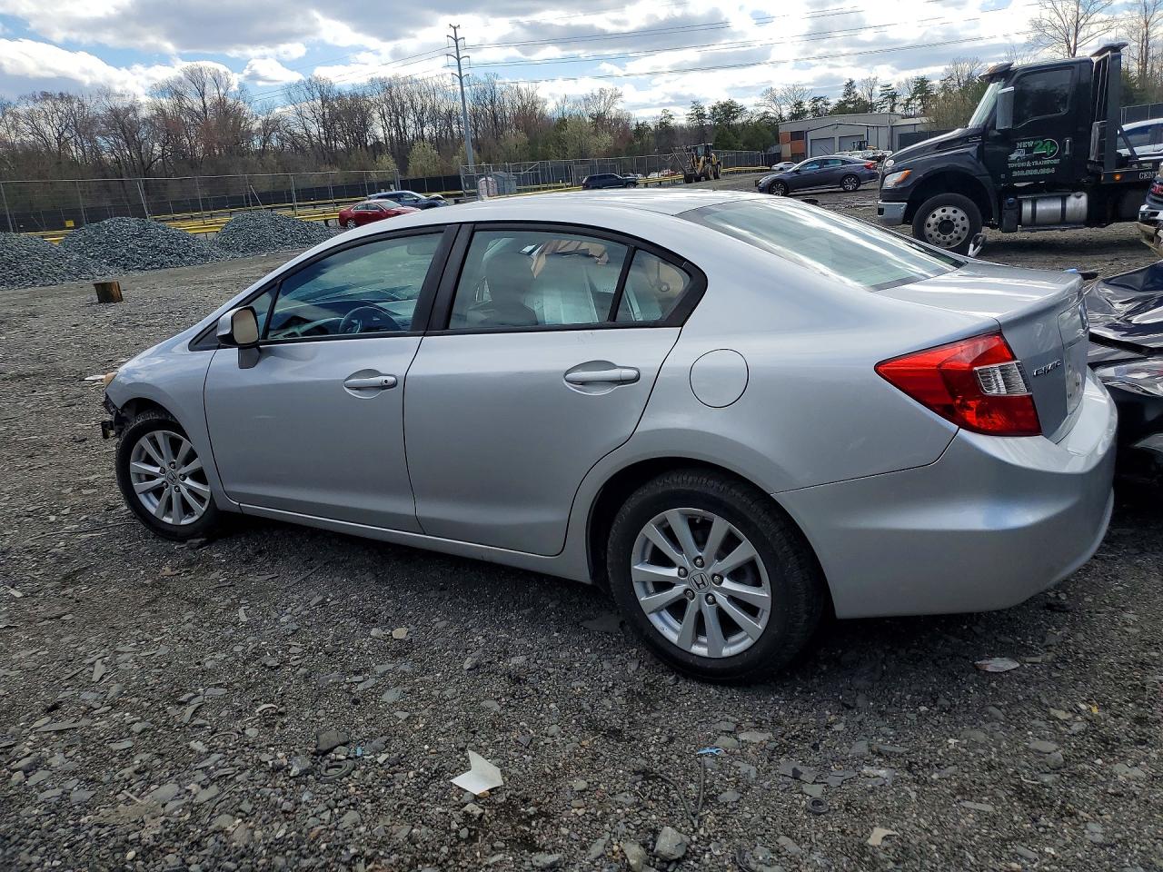 2012 Honda Civic Ex Серебряный vin: 19XFB2F87CE335409