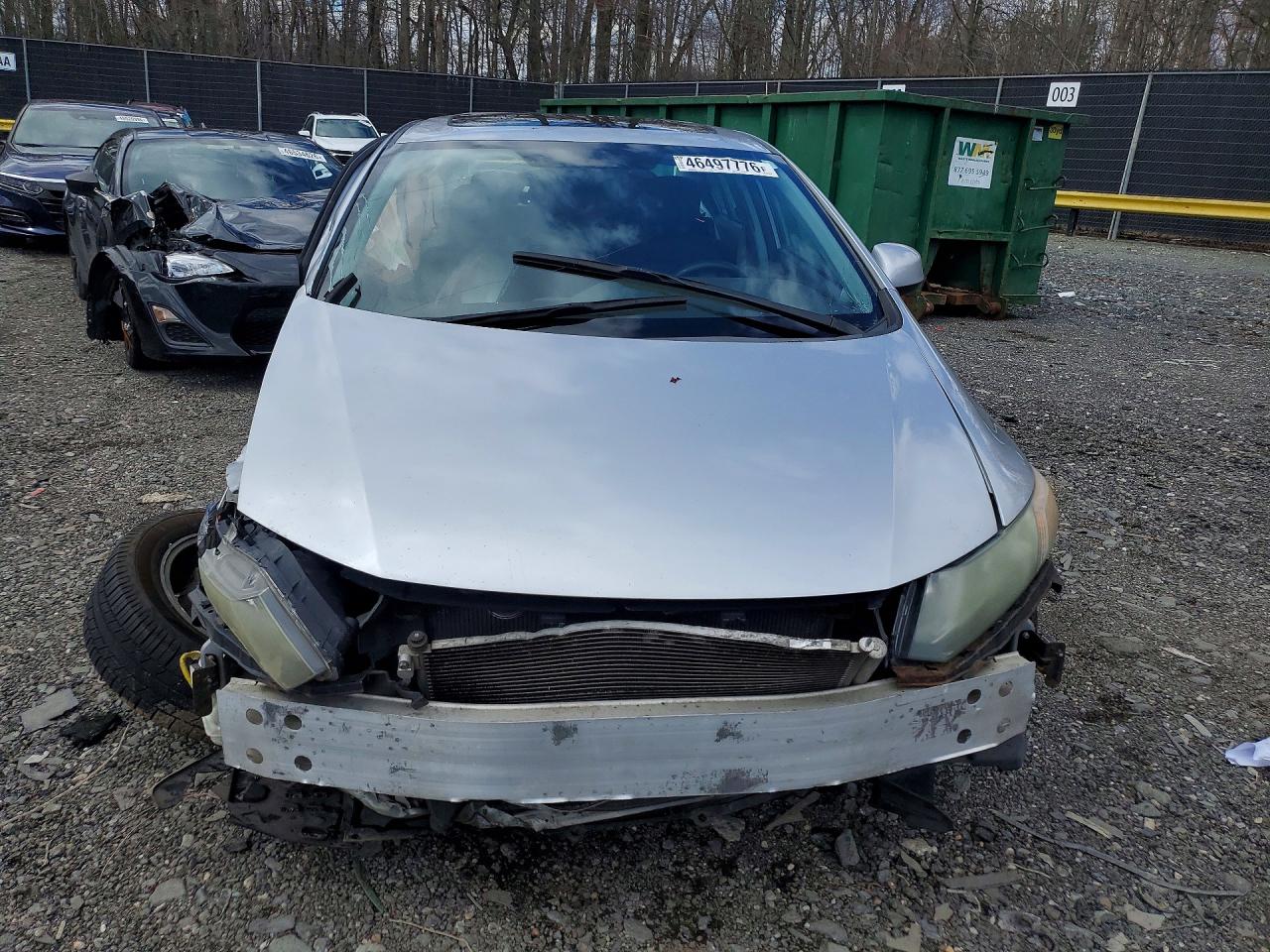 2012 Honda Civic Ex Серебряный vin: 19XFB2F87CE335409