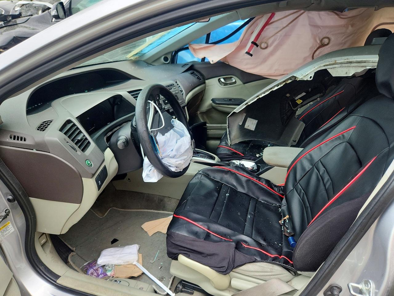2012 Honda Civic Ex Серебряный vin: 19XFB2F87CE335409