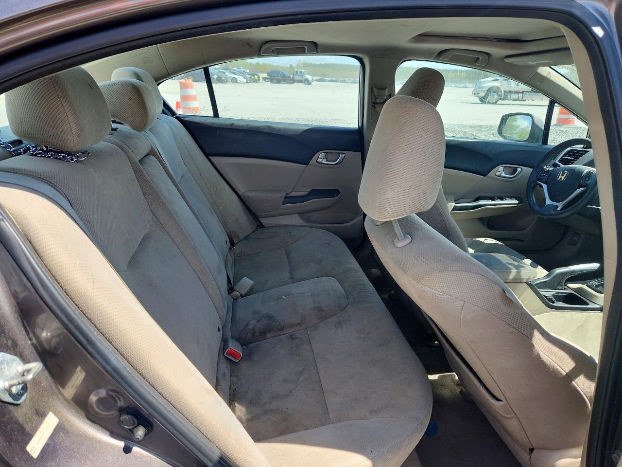 2012 Honda Civic Ex Brown vin: 19XFB2F87CE346894