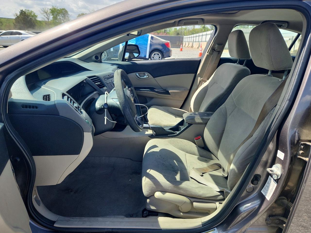 2012 Honda Civic Ex Brown vin: 19XFB2F87CE346894