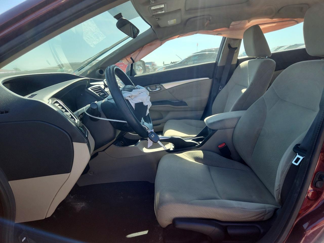 2013 Honda Civic Ex Red vin: 19XFB2F87DE003262