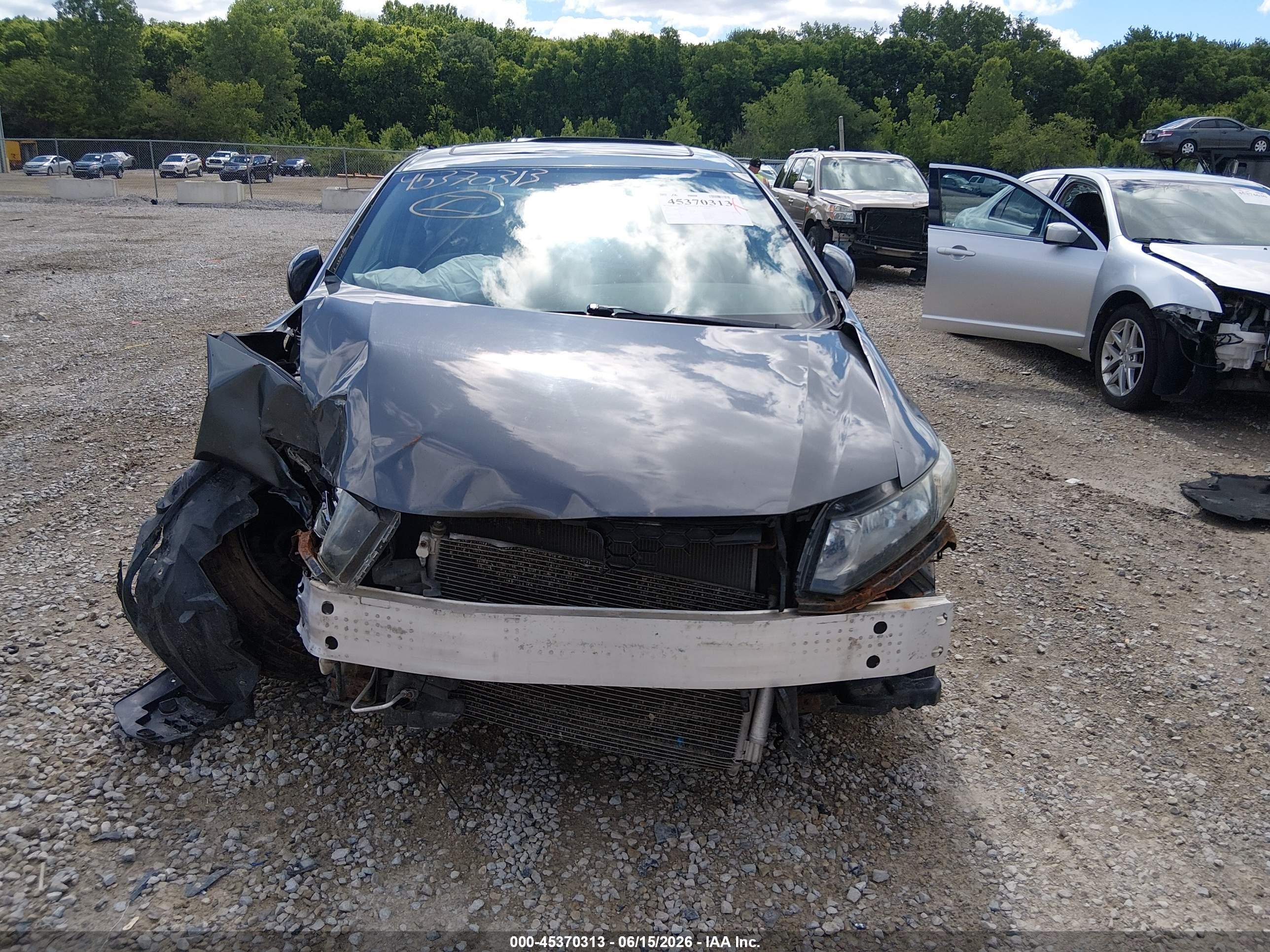 2013 Honda Civic Ex Gray vin: 19XFB2F87DE019199