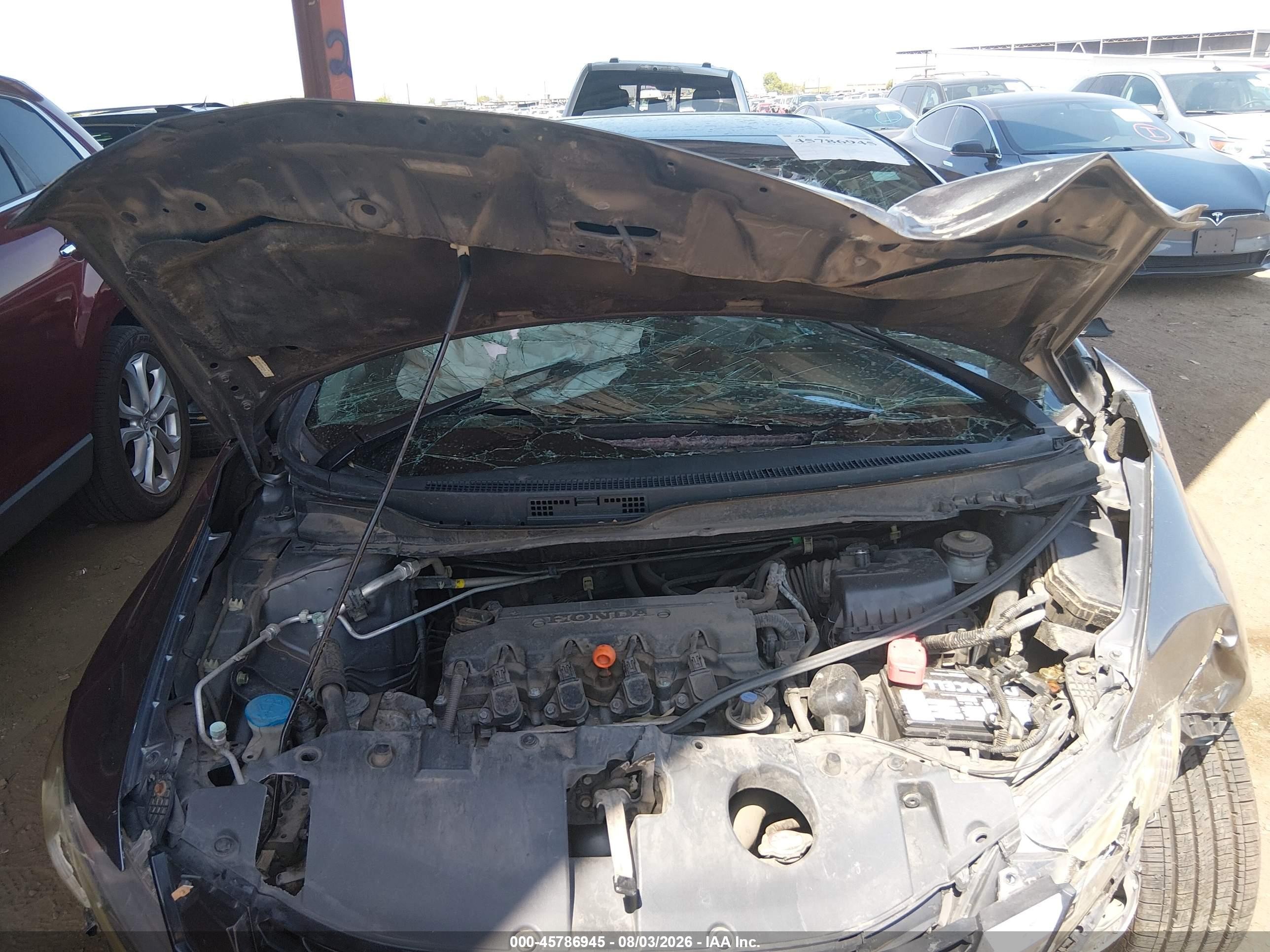 2013 Honda Civic Ex Gray vin: 19XFB2F87DE037475