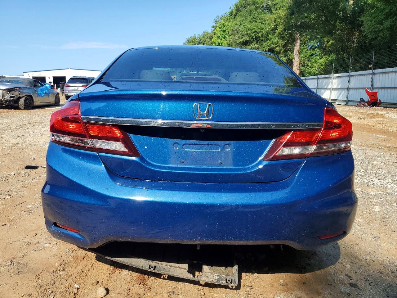2013 Honda Civic Ex Blue vin: 19XFB2F87DE059461