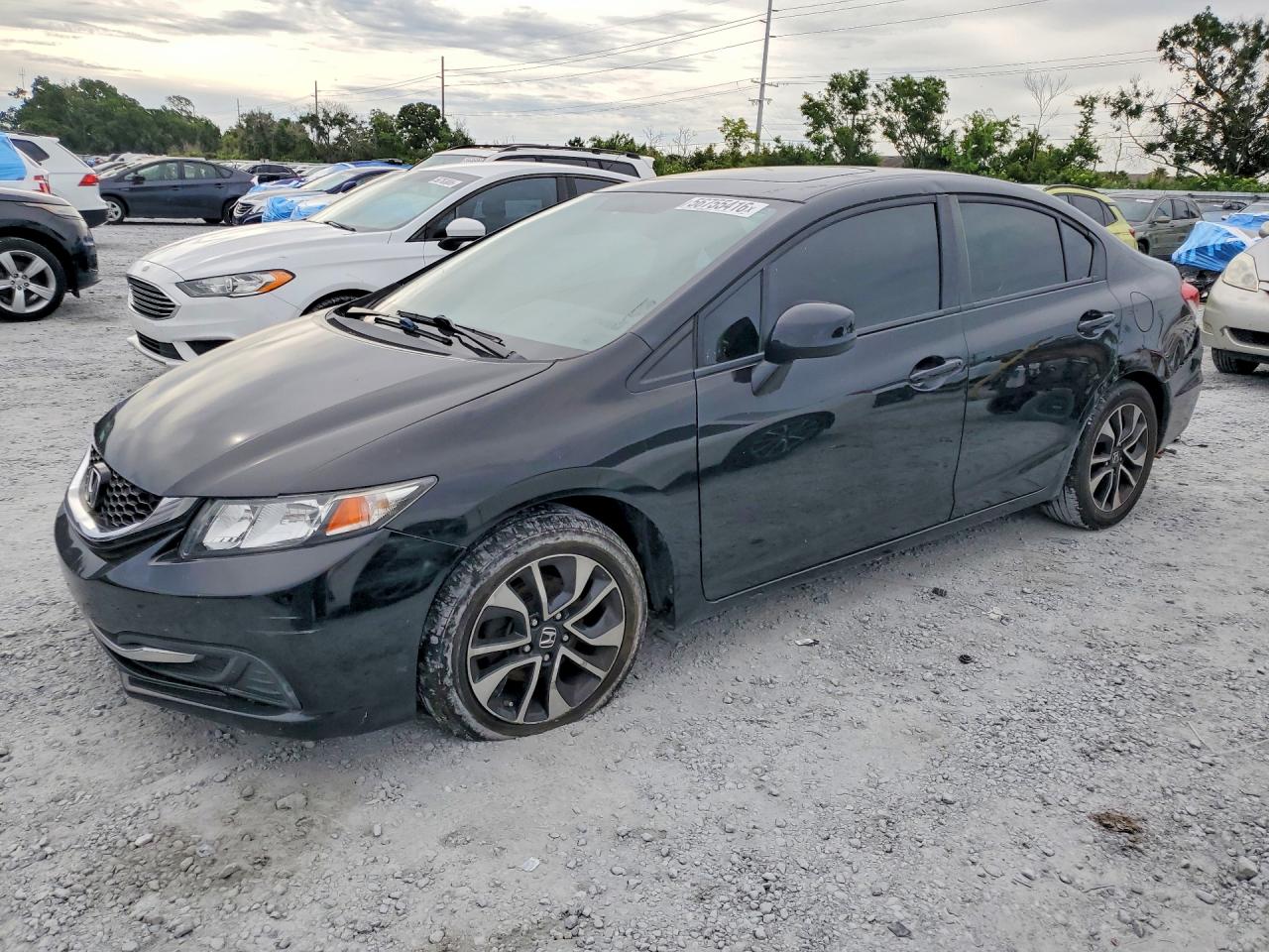 2013 Honda Civic Ex Black vin: 19XFB2F87DE063087