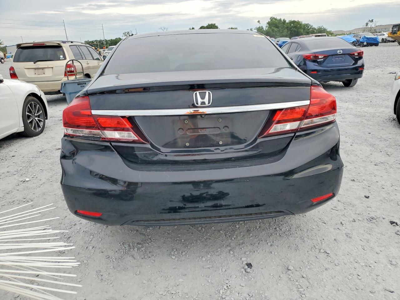2013 Honda Civic Ex Black vin: 19XFB2F87DE063087