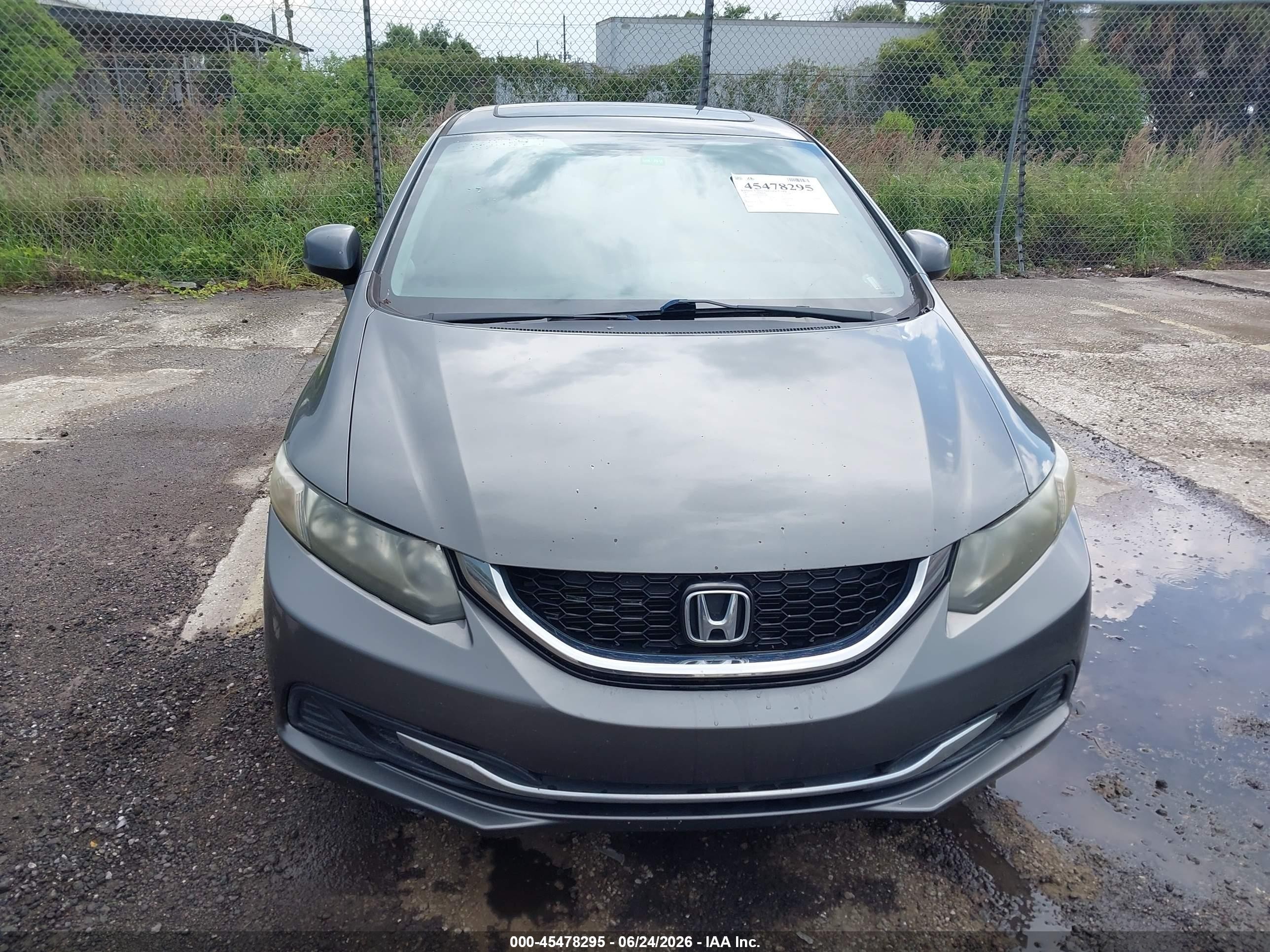 2013 Honda Civic Ex Gray vin: 19XFB2F87DE067186