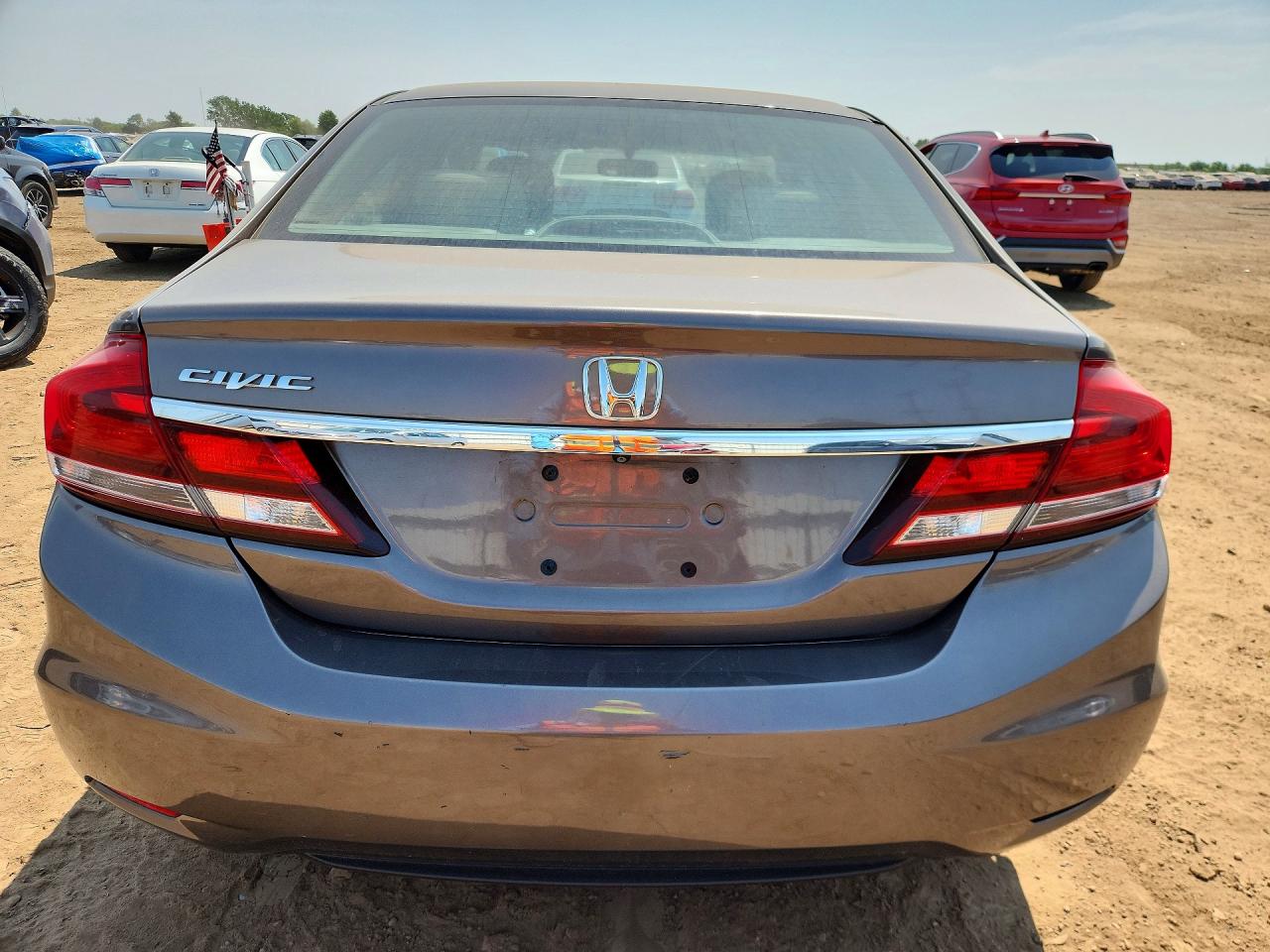 2013 Honda Civic Ex Brown vin: 19XFB2F87DE071612
