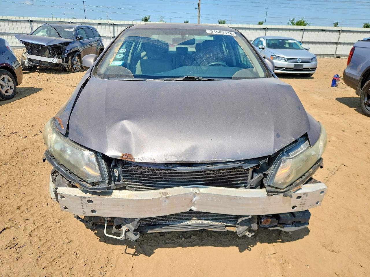 2013 Honda Civic Ex Brown vin: 19XFB2F87DE071612