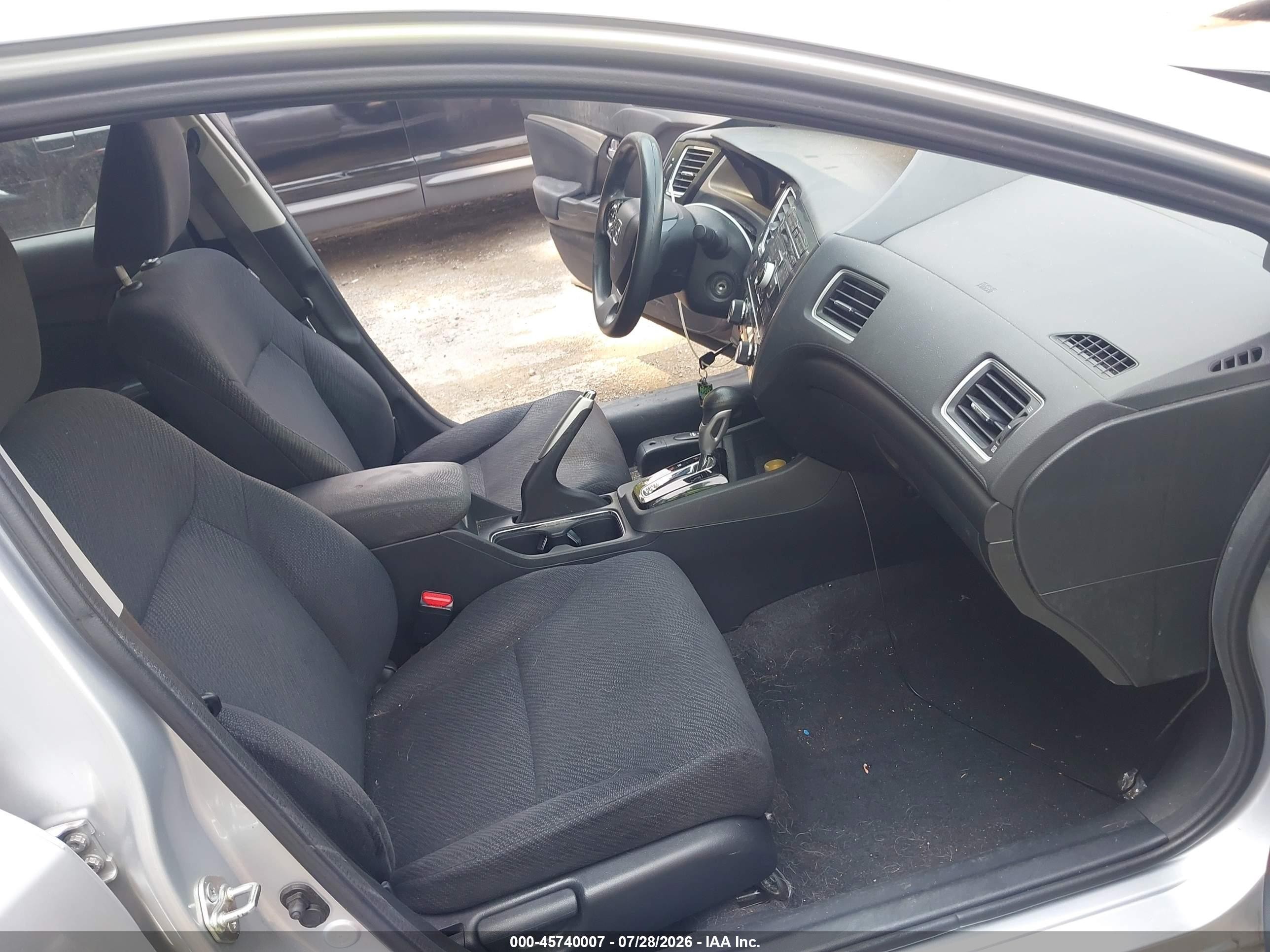 2013 Honda Civic Ex Silver vin: 19XFB2F87DE089091