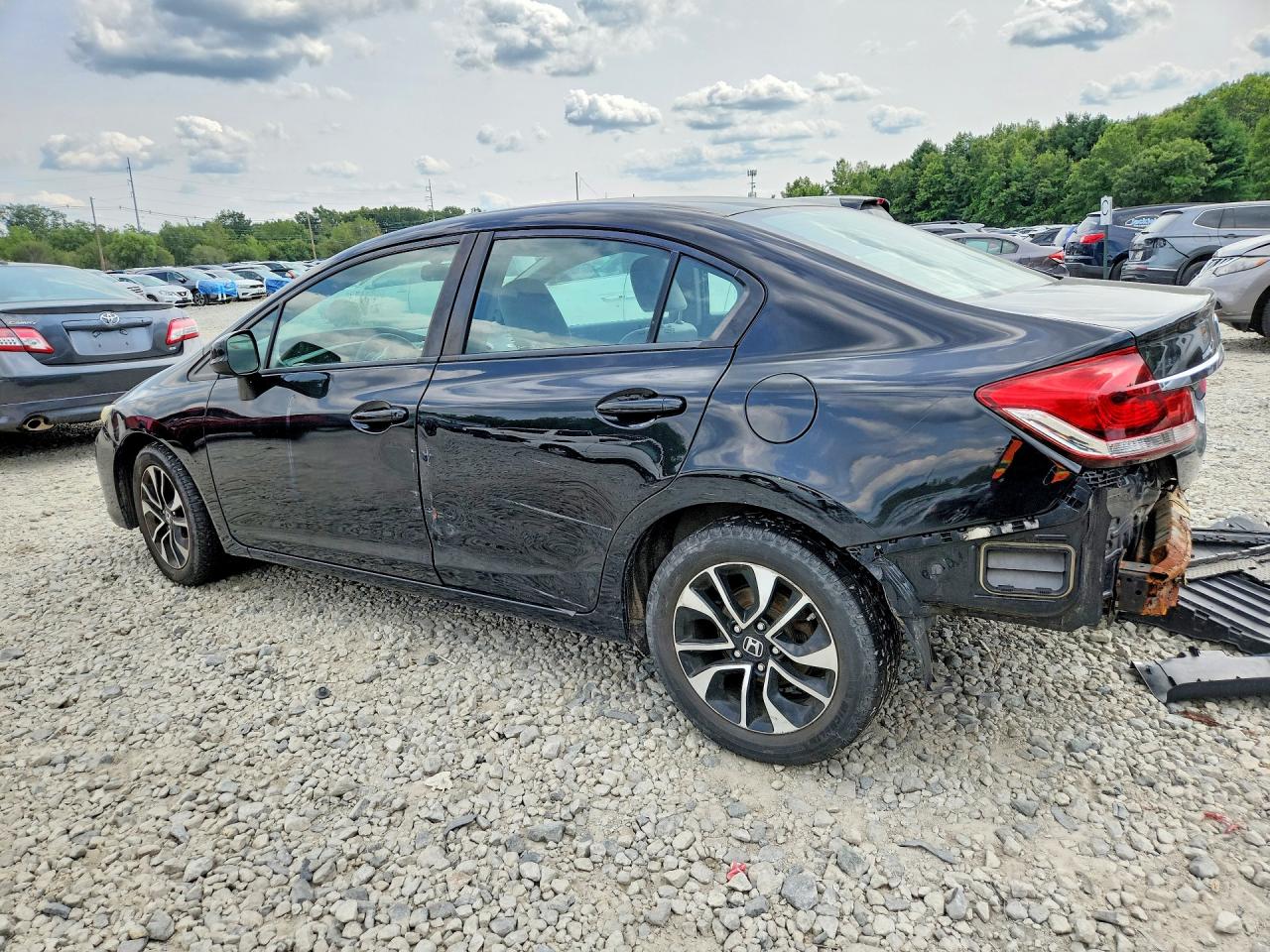 2013 Honda Civic Ex Black vin: 19XFB2F87DE211643