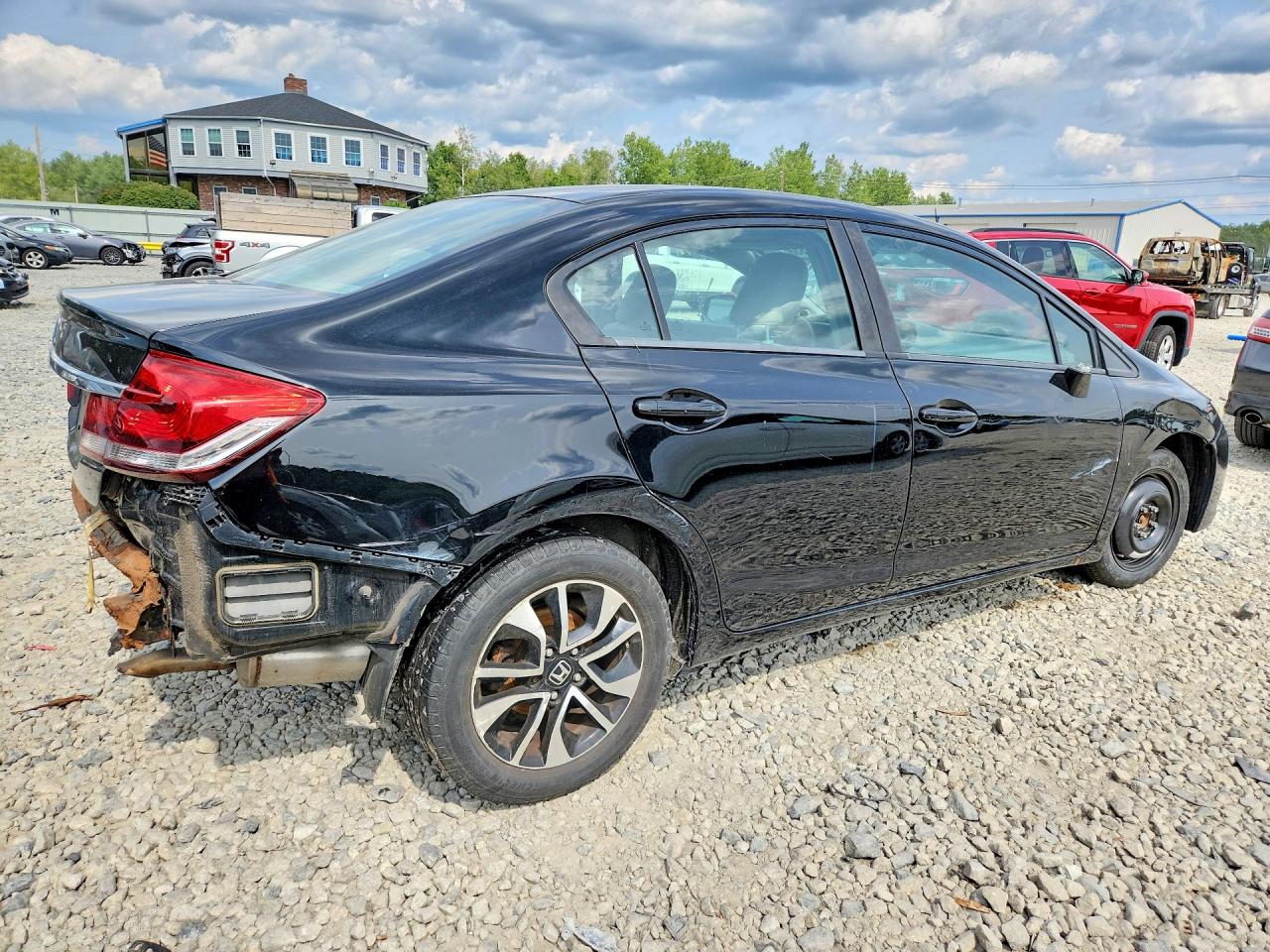 2013 Honda Civic Ex Black vin: 19XFB2F87DE211643
