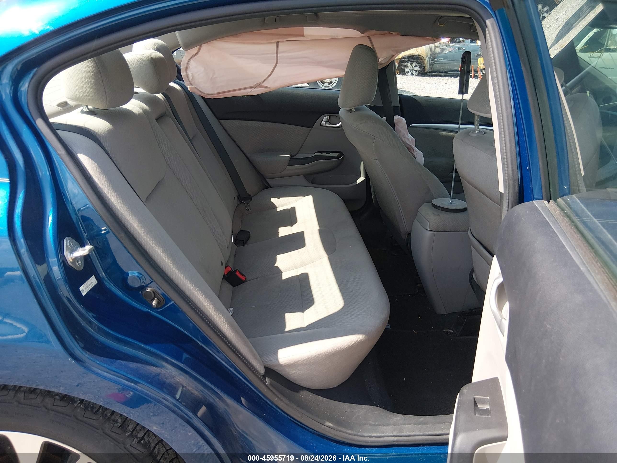 2013 Honda Civic Ex Blue vin: 19XFB2F87DE221265