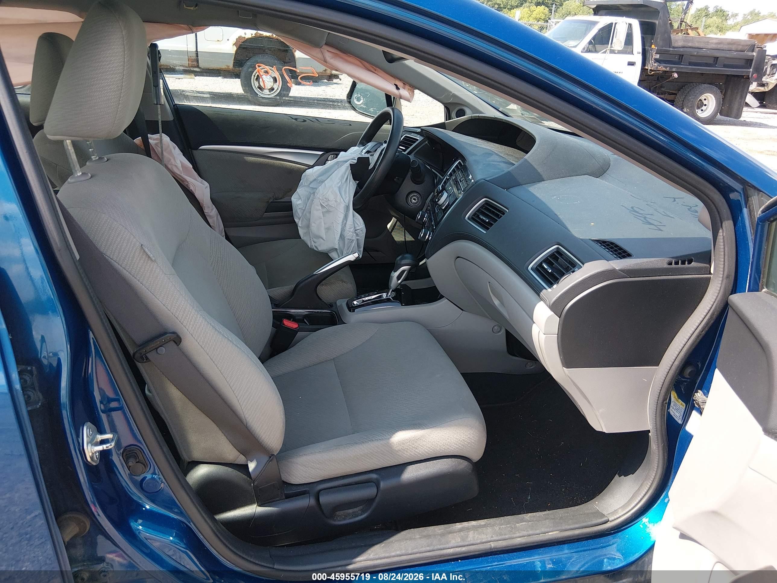 2013 Honda Civic Ex Blue vin: 19XFB2F87DE221265