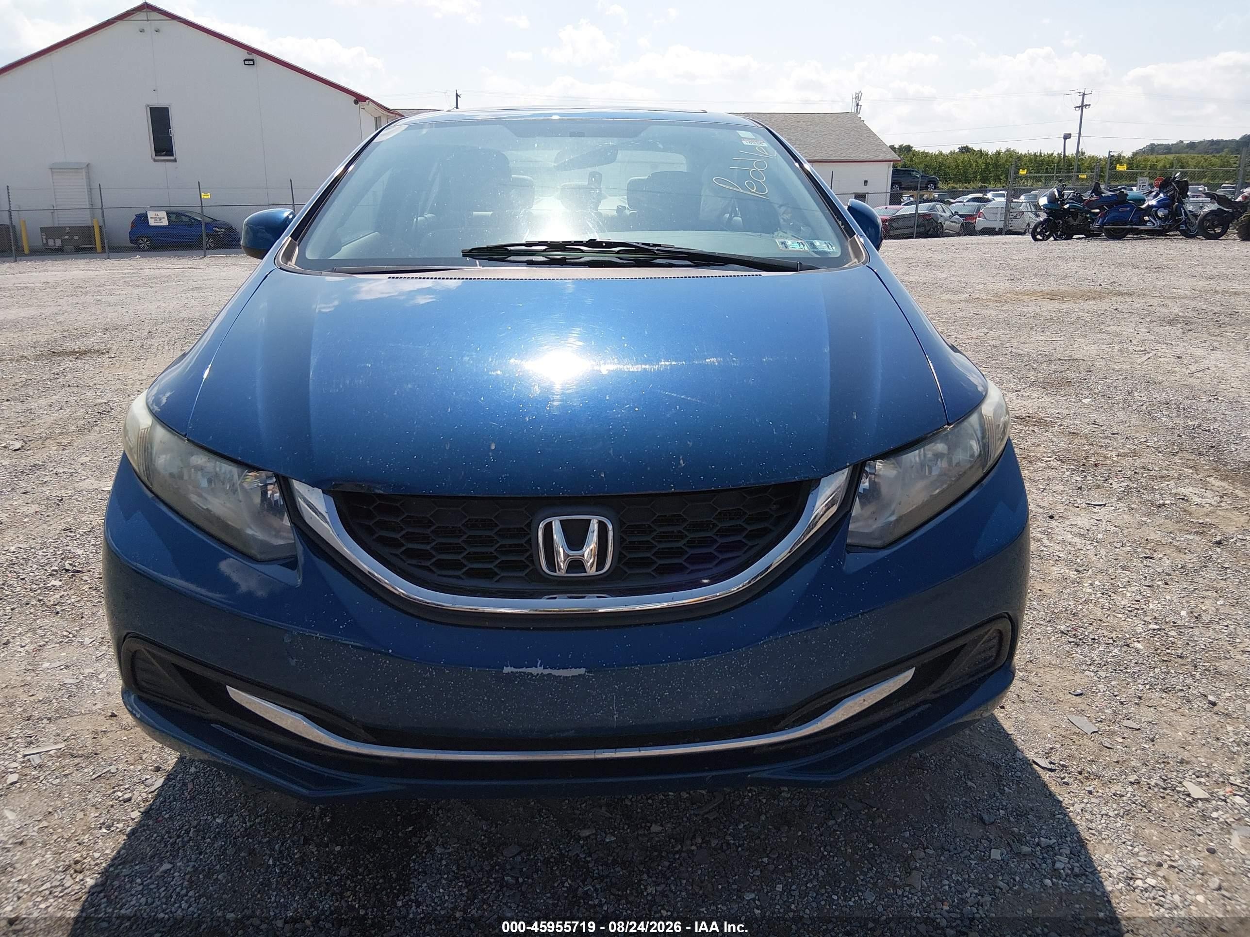2013 Honda Civic Ex Blue vin: 19XFB2F87DE221265