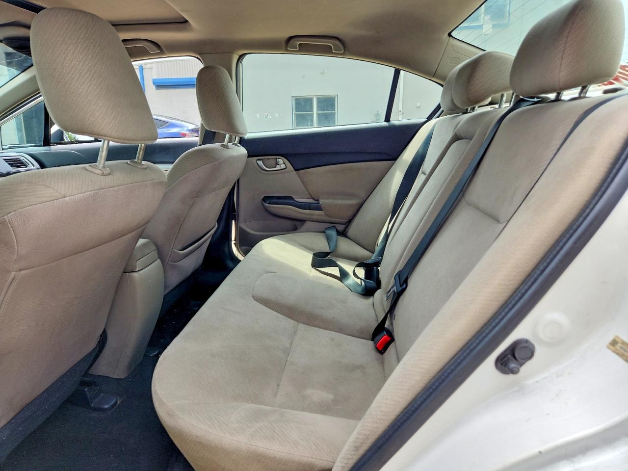 2013 Honda Civic Ex White vin: 19XFB2F87DE228832
